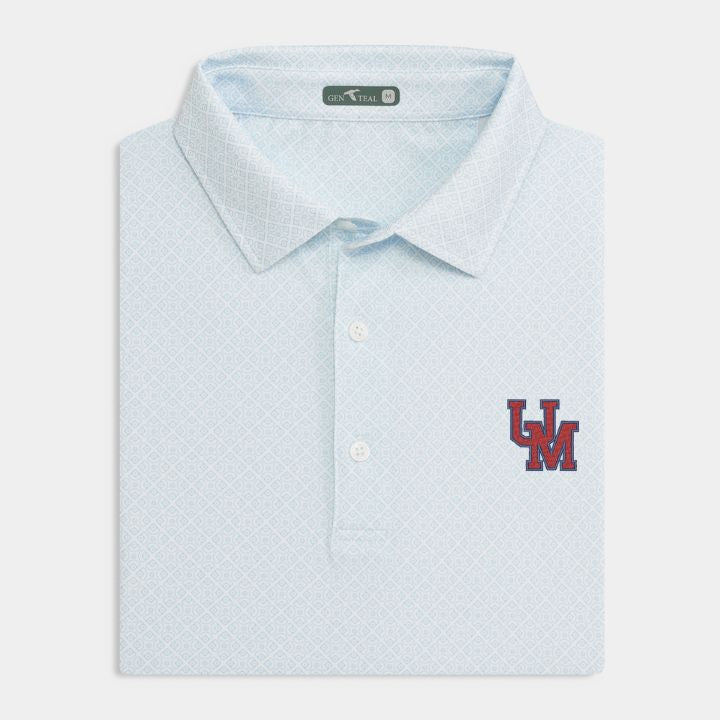 Sunday Ole Miss Diamonds Printed Performance Polo