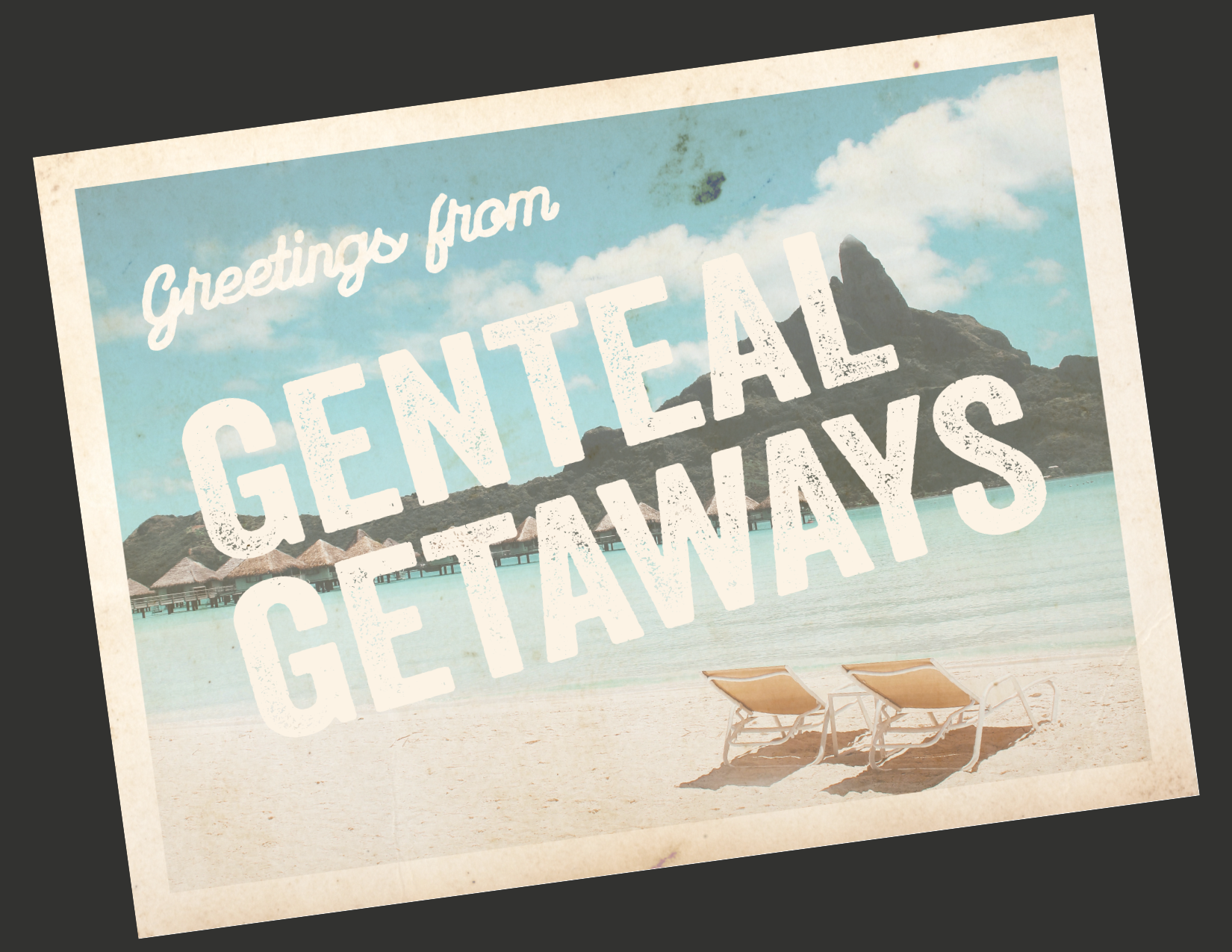 GenTeal travel postcard graphic 