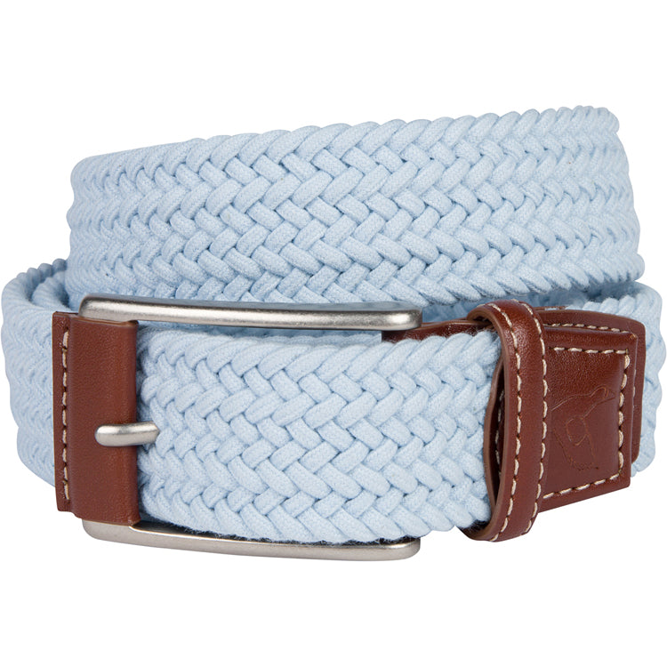 Braided shops leather belt