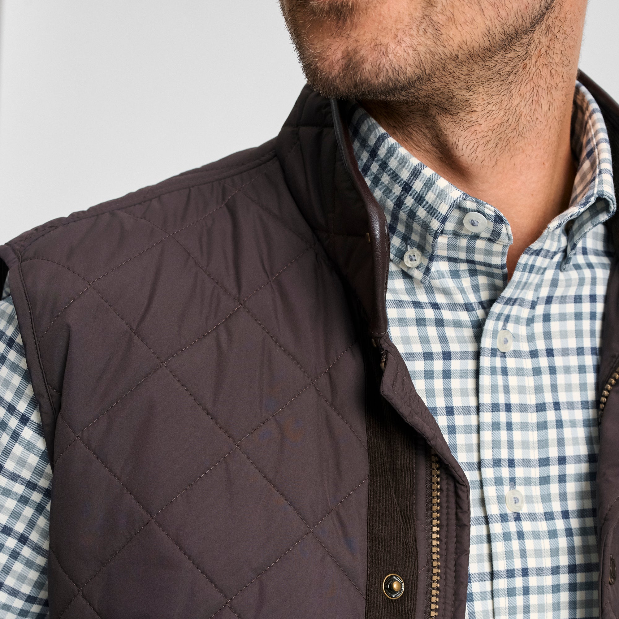 Navy Northpoint Quilted Vest