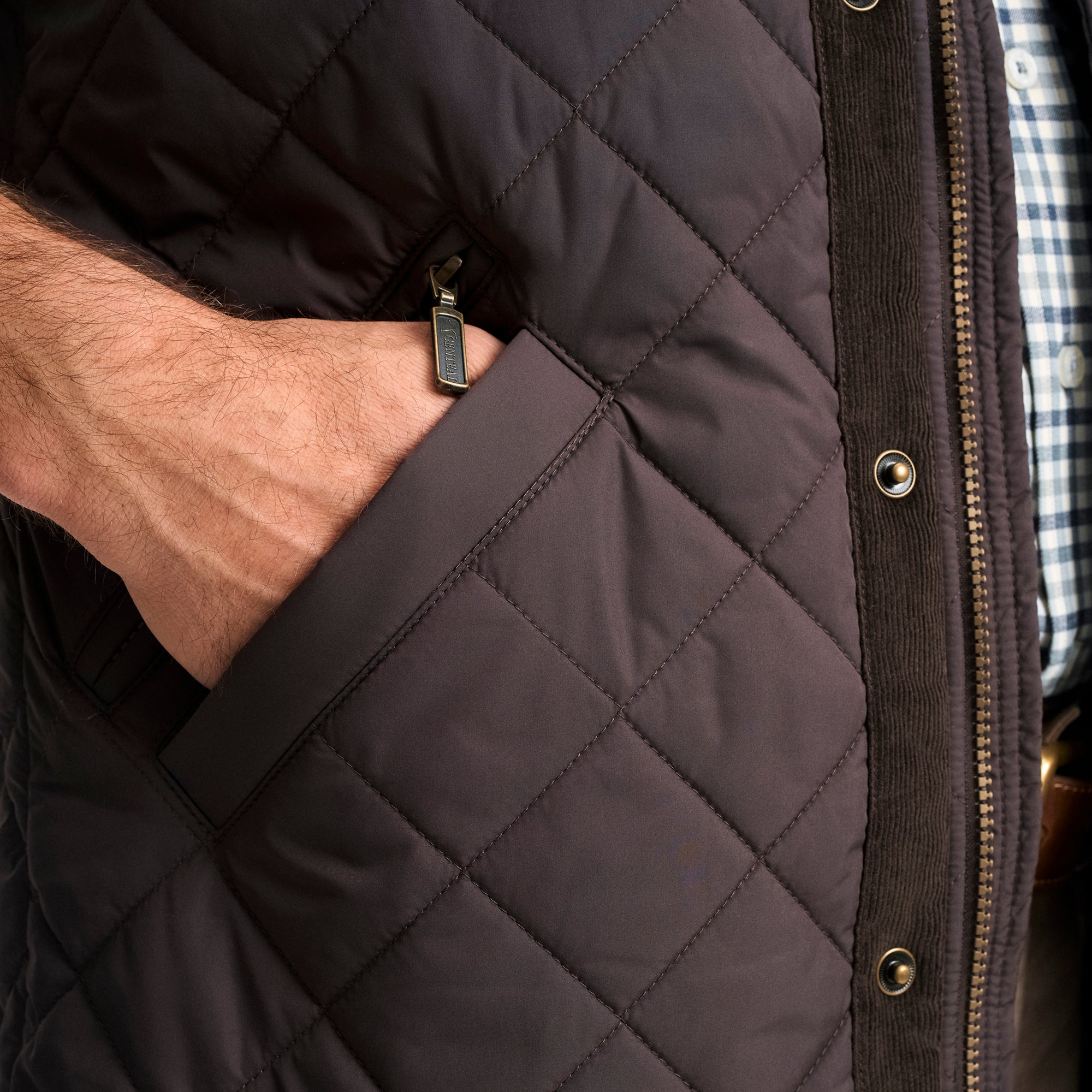 Espresso Northpoint Quilted Vest