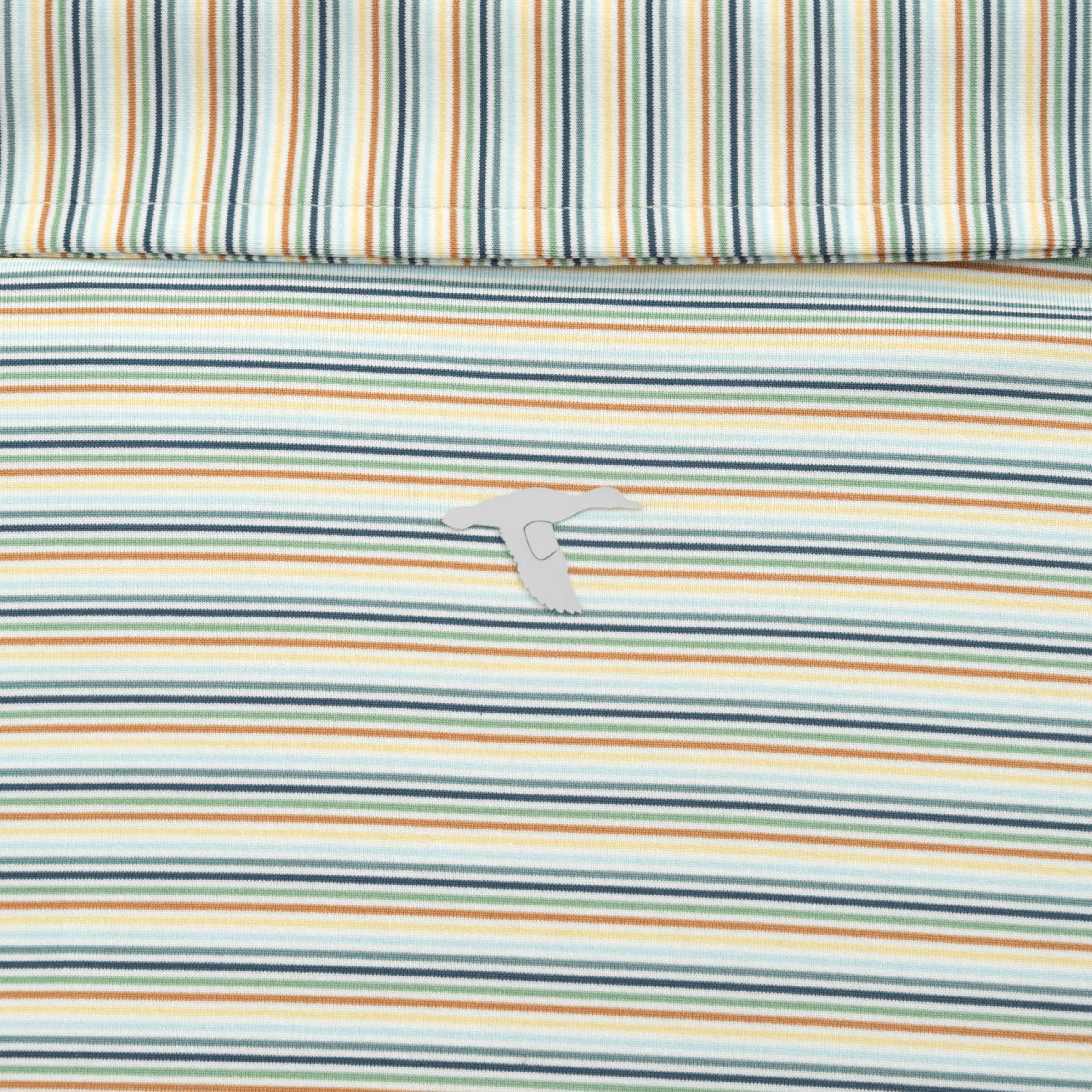 Multipinstripe Performance Polo-GenTeal Apparel