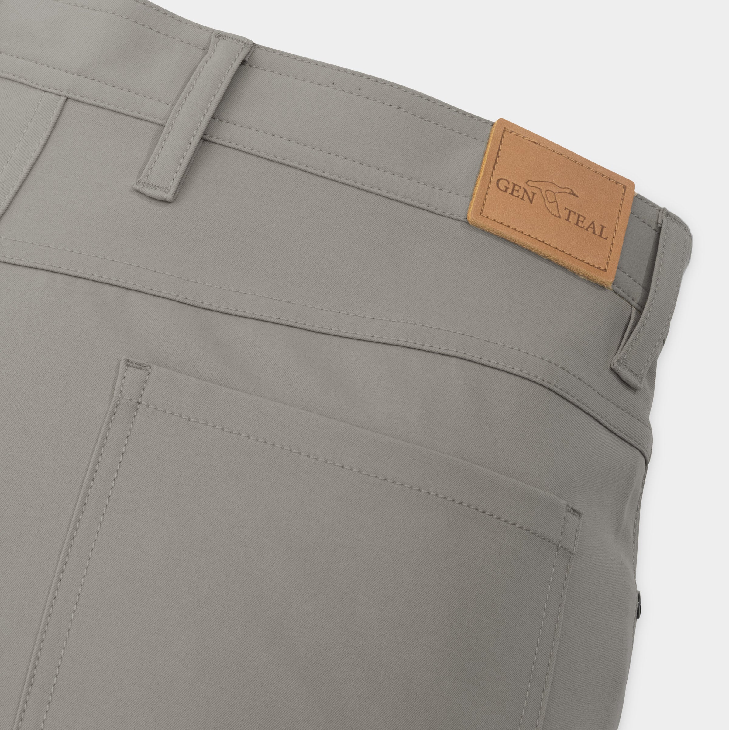 Charcoal Clubhouse Stretch Five-Pocket Pant-GenTeal Apparel