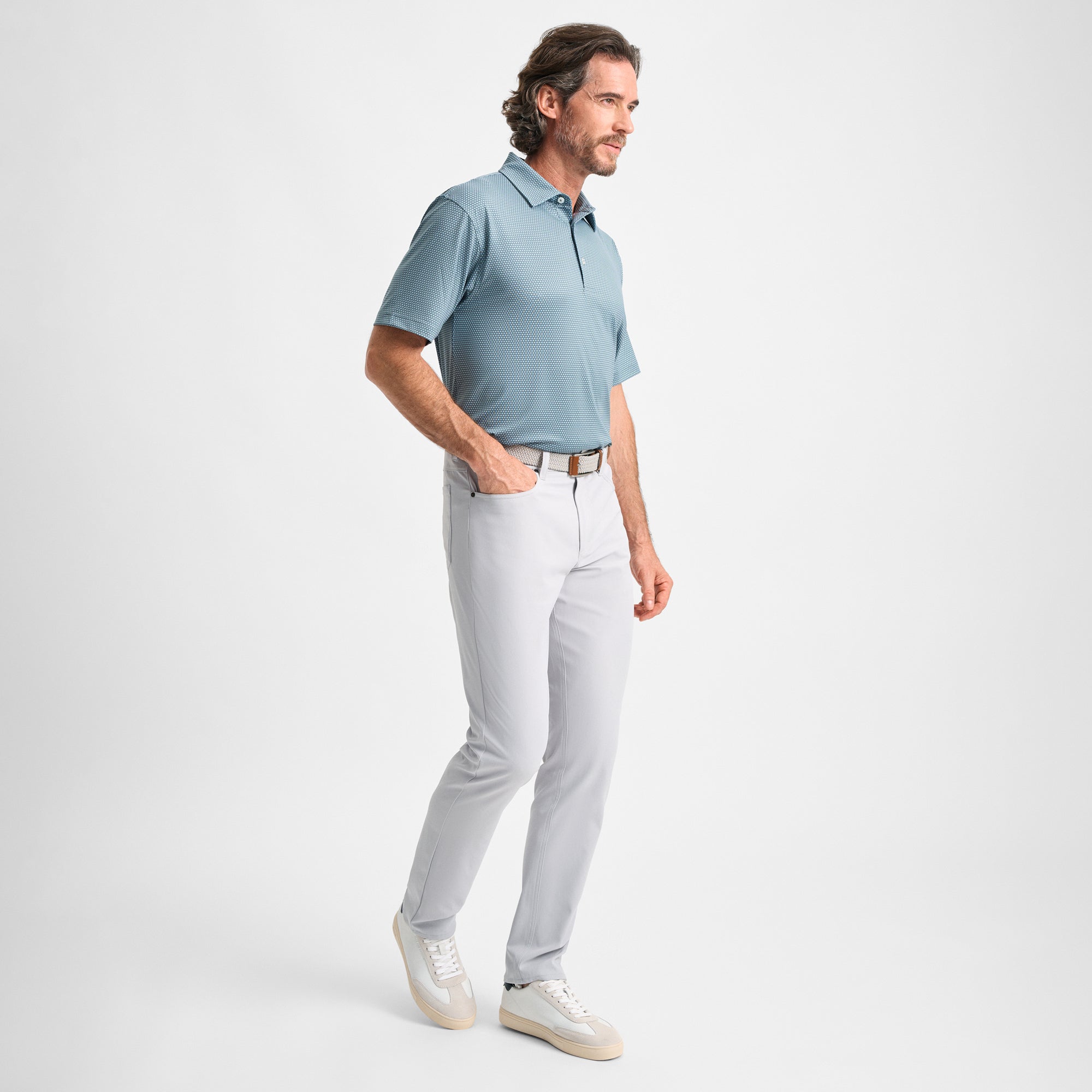 Graphite Clubhouse Stretch Five-Pocket Pant