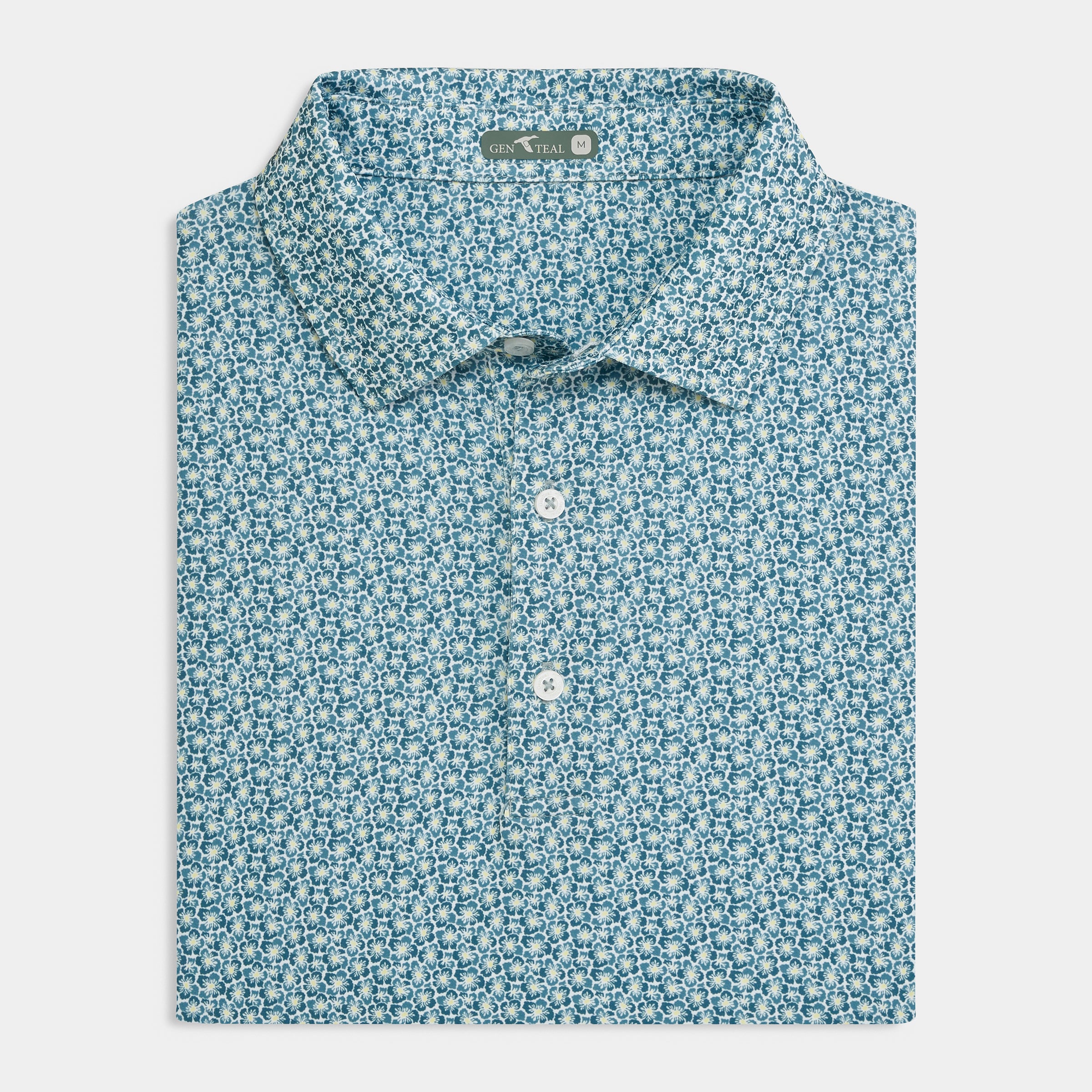 Hibiscus Printed Performance Polo