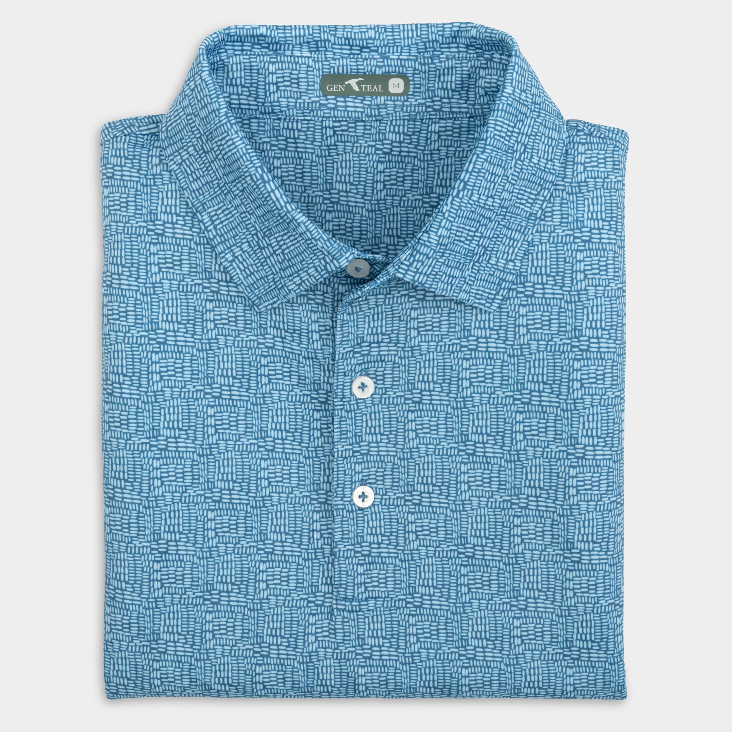 Tibbets Printed Performance Polo