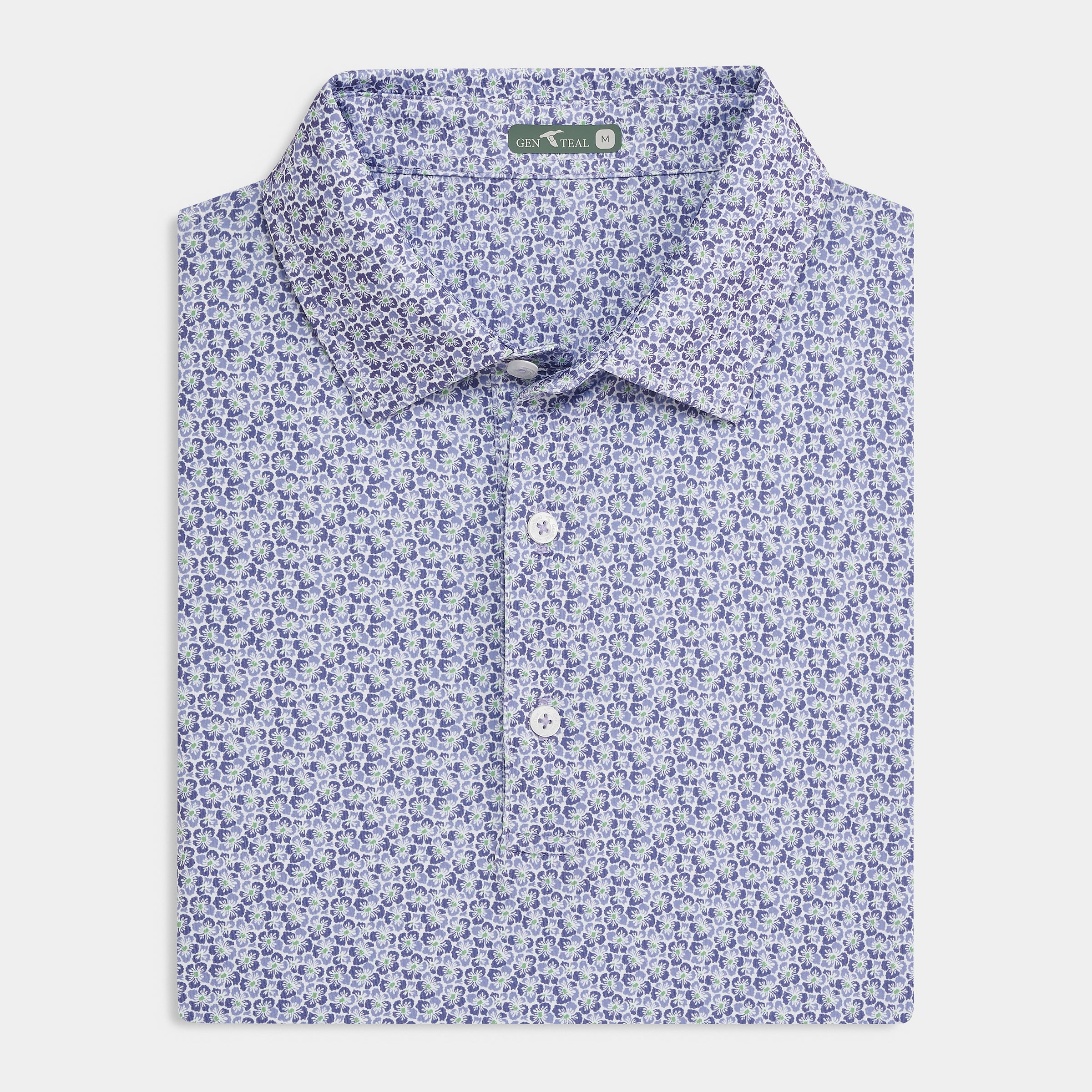 Hibiscus Printed Performance Polo