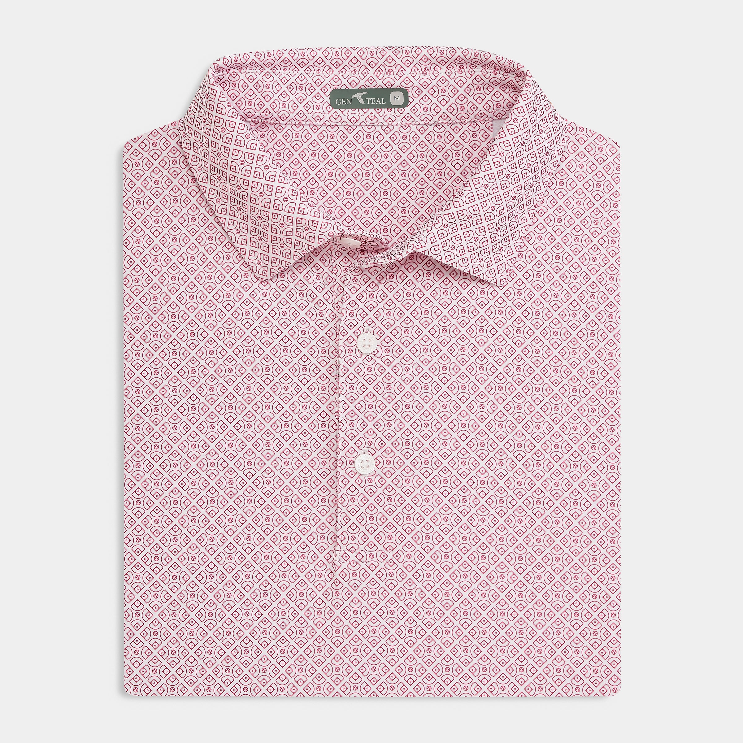 Diamonds Printed Performance Polo