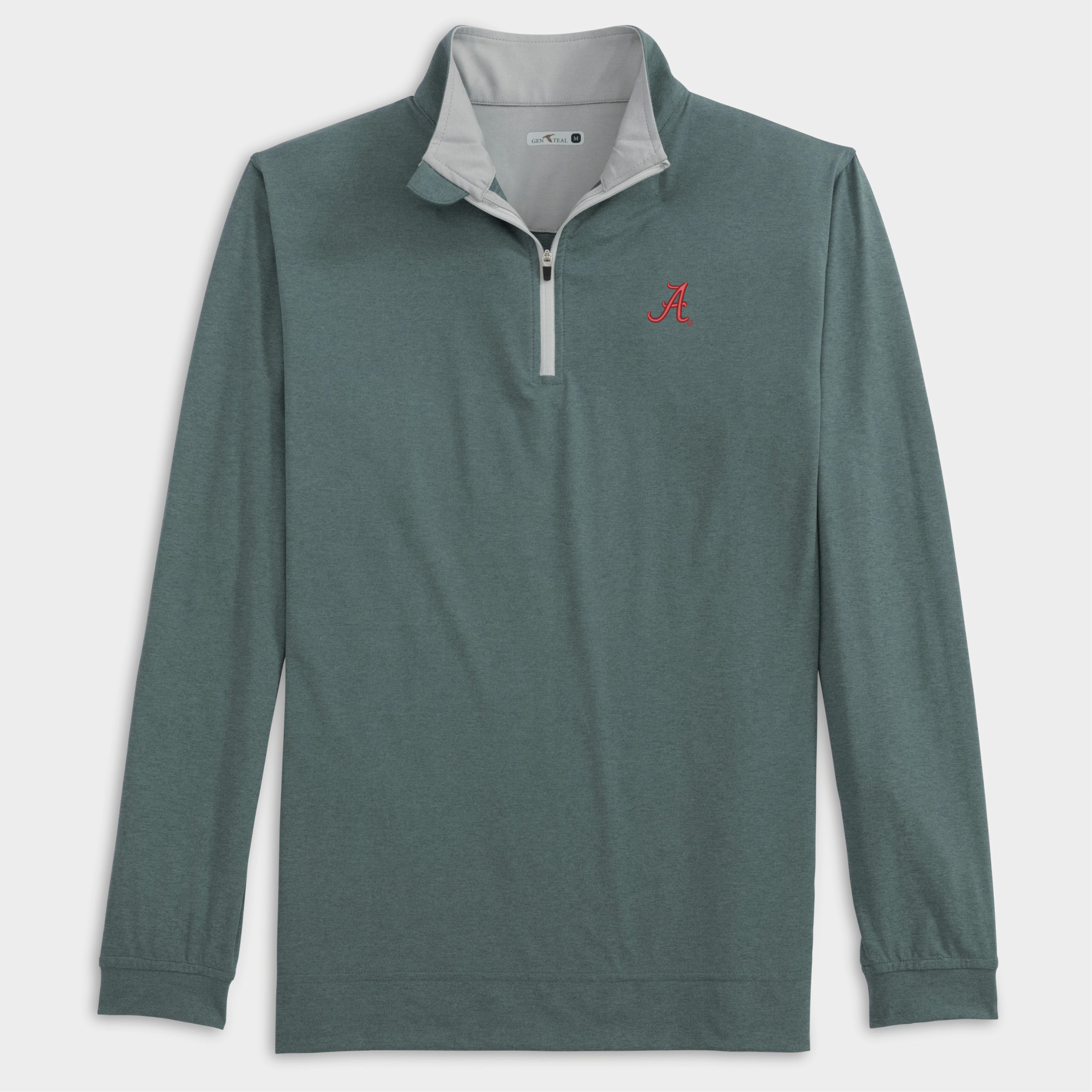 Alabama Heathered Venture Performance Quarter-Zip-GenTeal Apparel