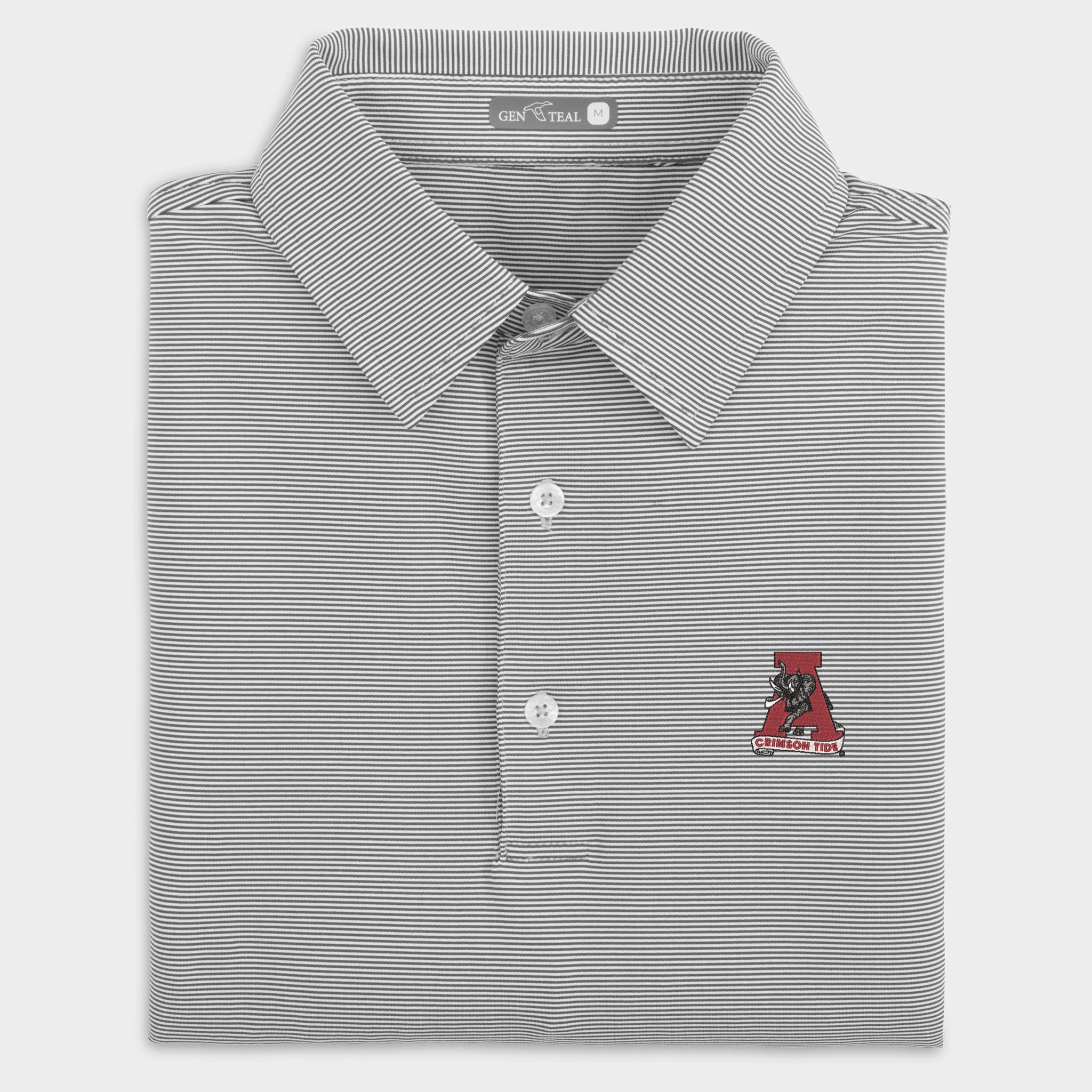 Alabama Vault Pinstripe Performance Polo