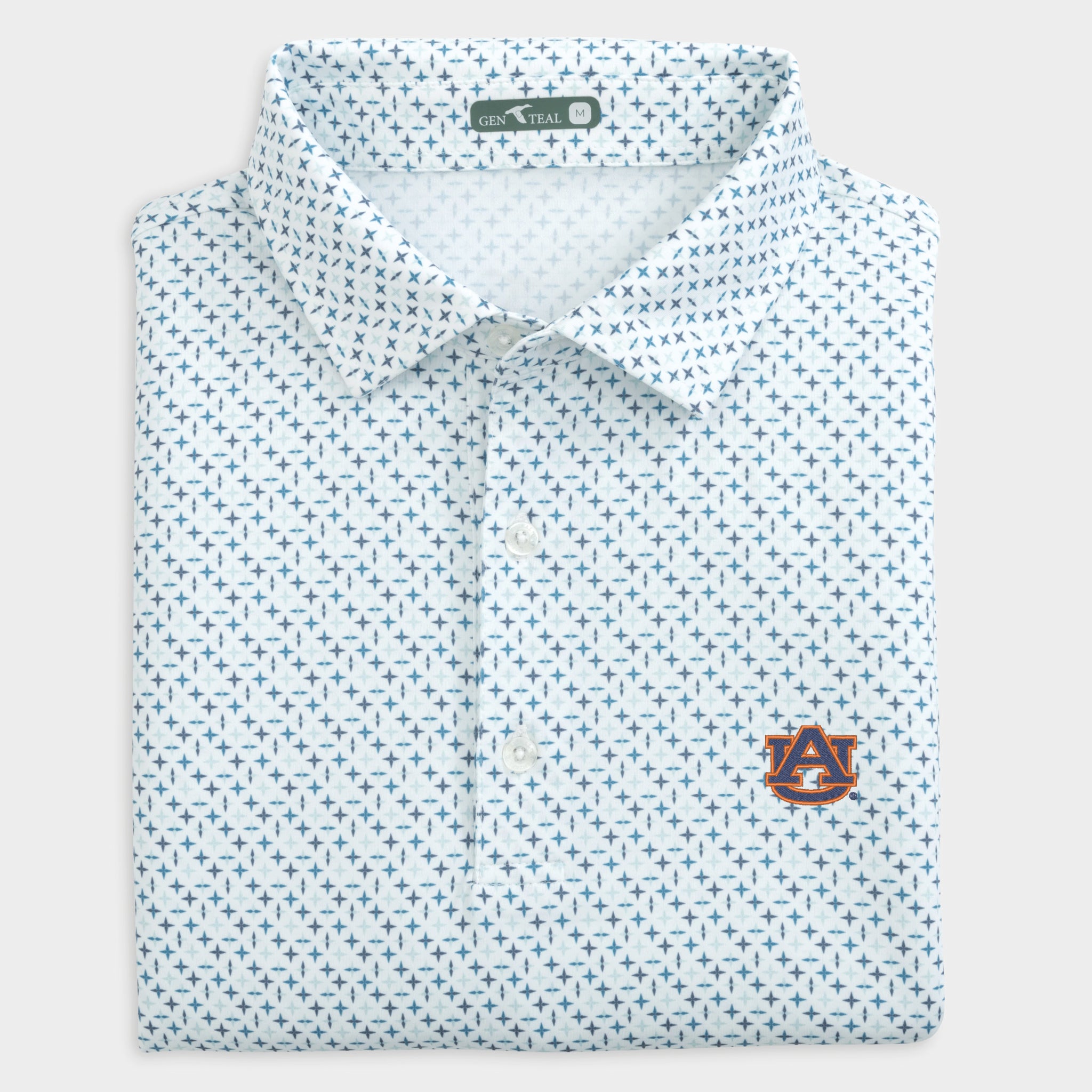 Auburn Star Printed Performance Polo