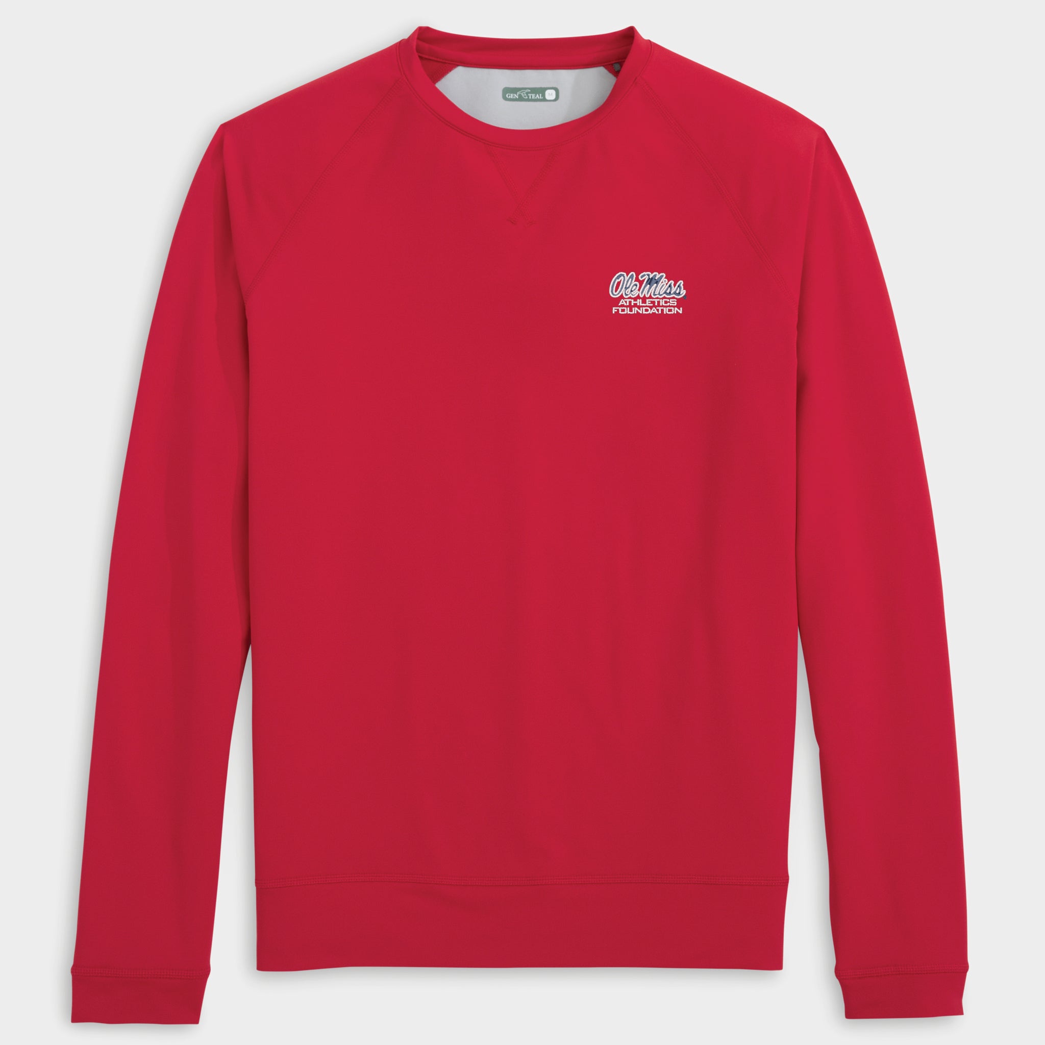 Ole Miss Athletics Foundation Richmond Venture Performance Crewneck-GenTeal Apparel