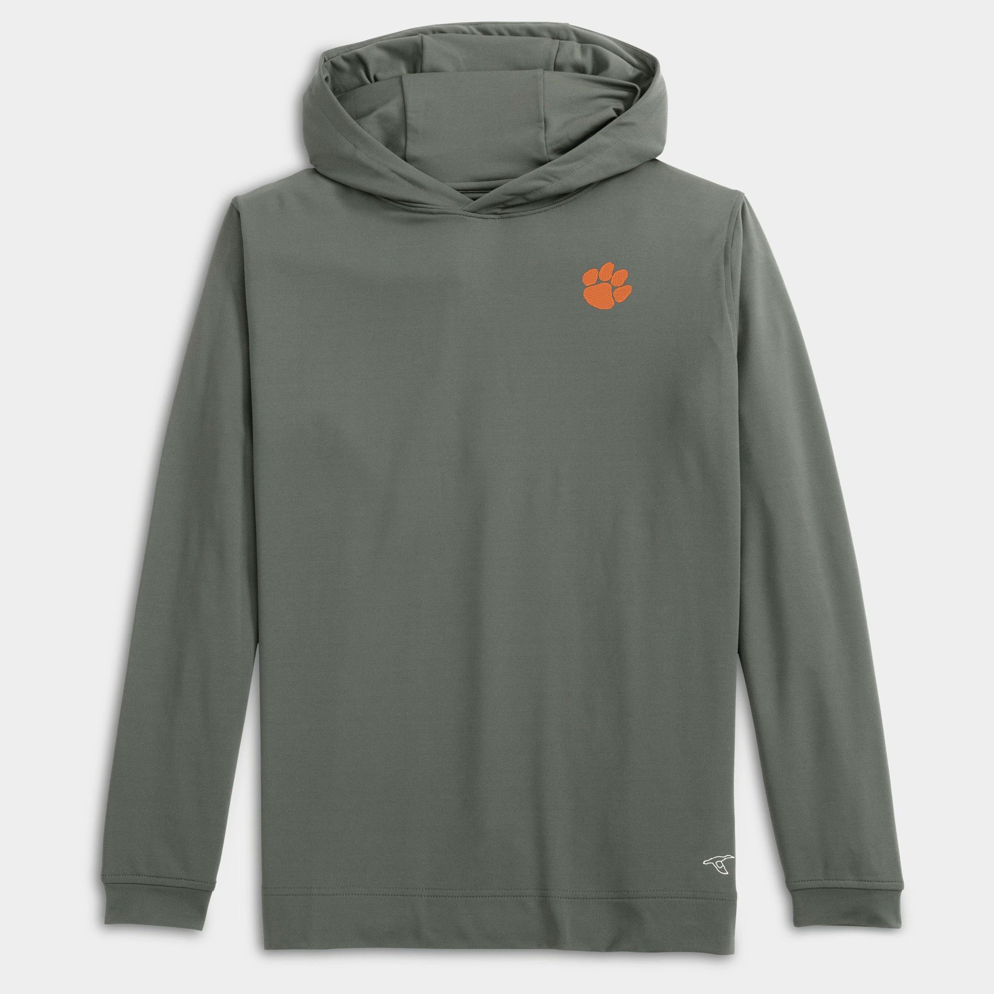 Mens Clemson Venture Performance Hoodie Genteal Apparel Black S