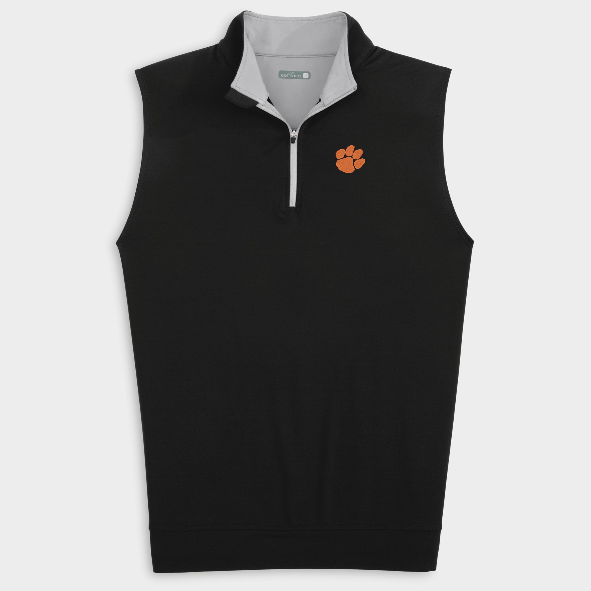 Clemson Venture Performance Quarter-Zip Vest-GenTeal Apparel