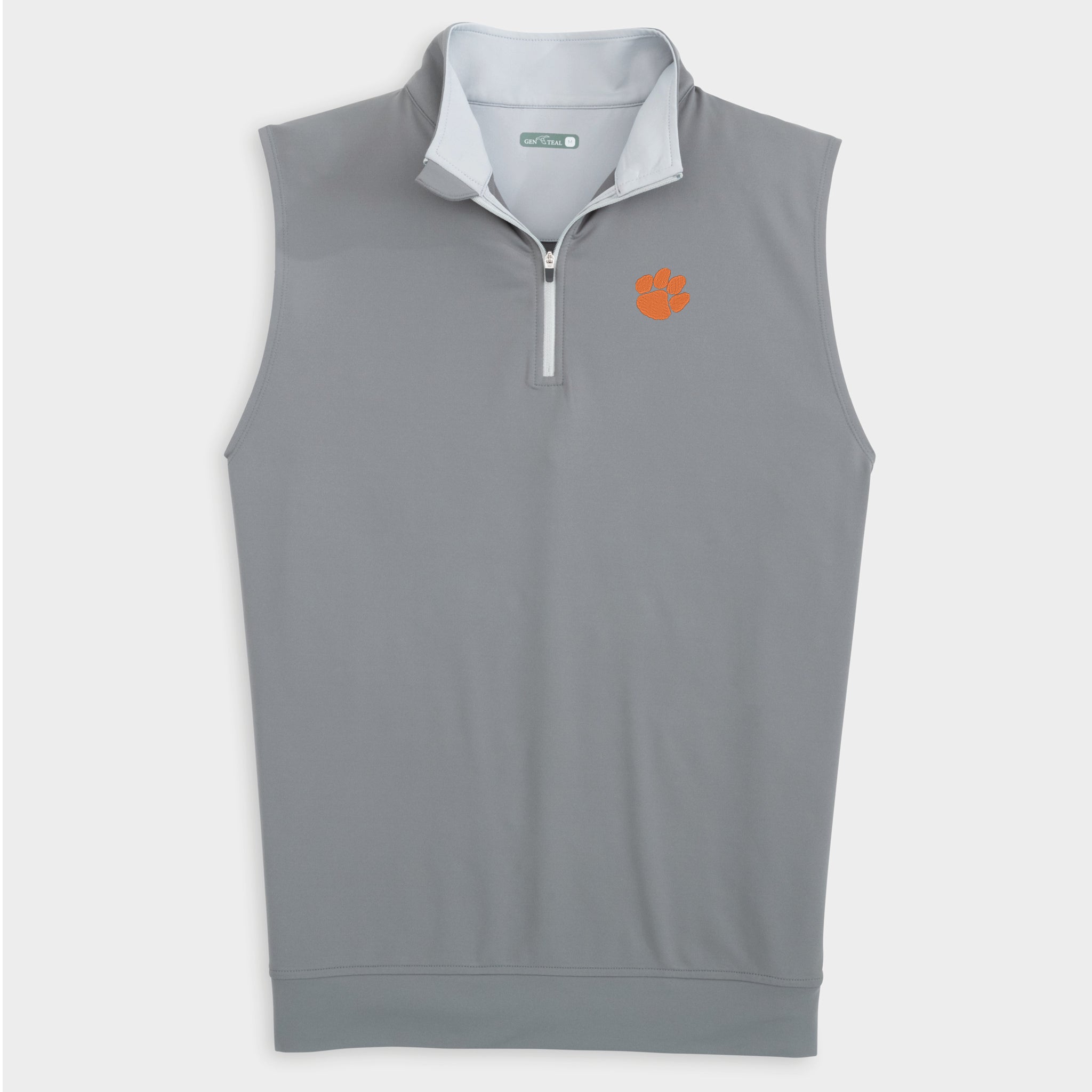 Clemson Venture Performance Quarter-Zip Vest-GenTeal Apparel