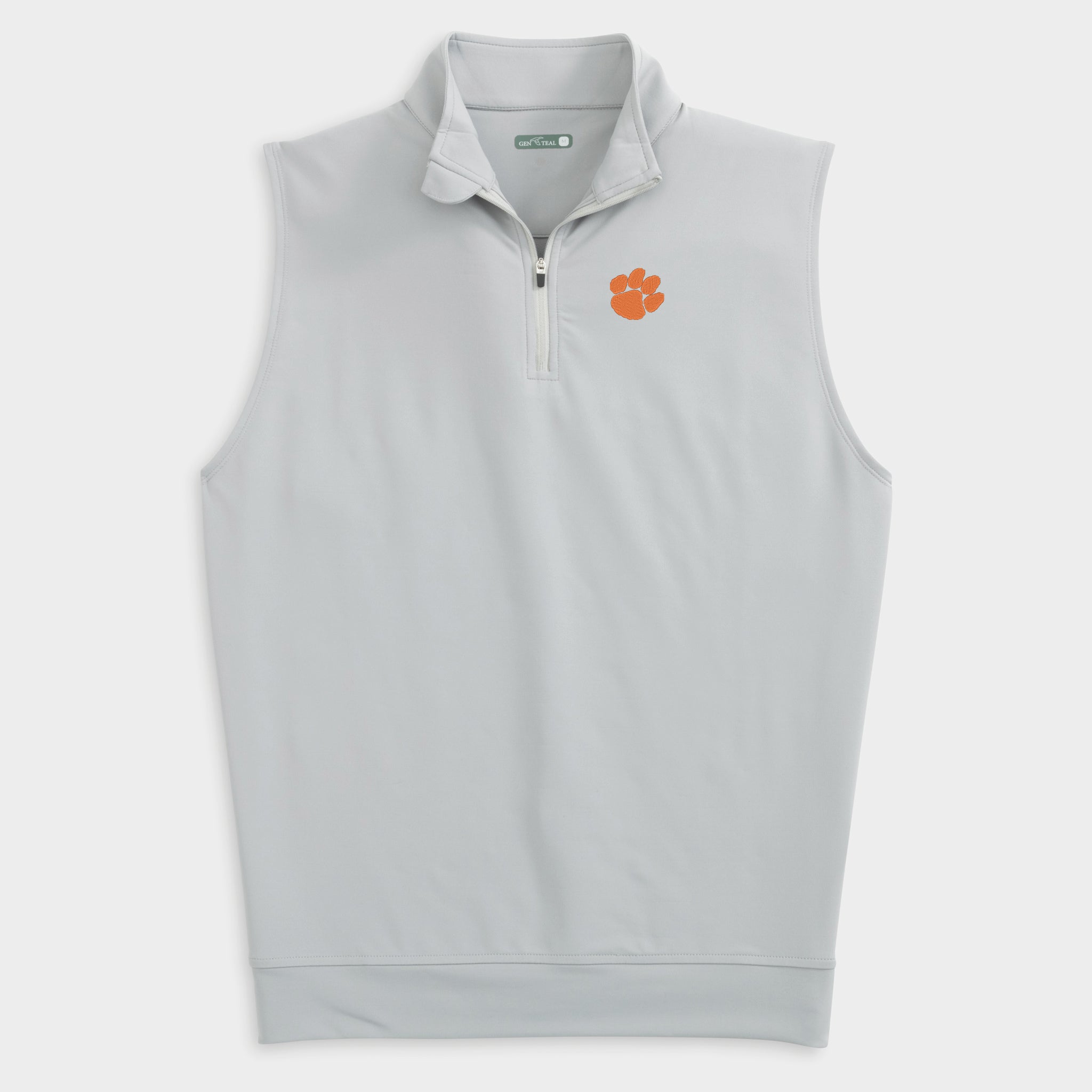 Clemson Venture Performance Quarter-Zip Vest-GenTeal Apparel