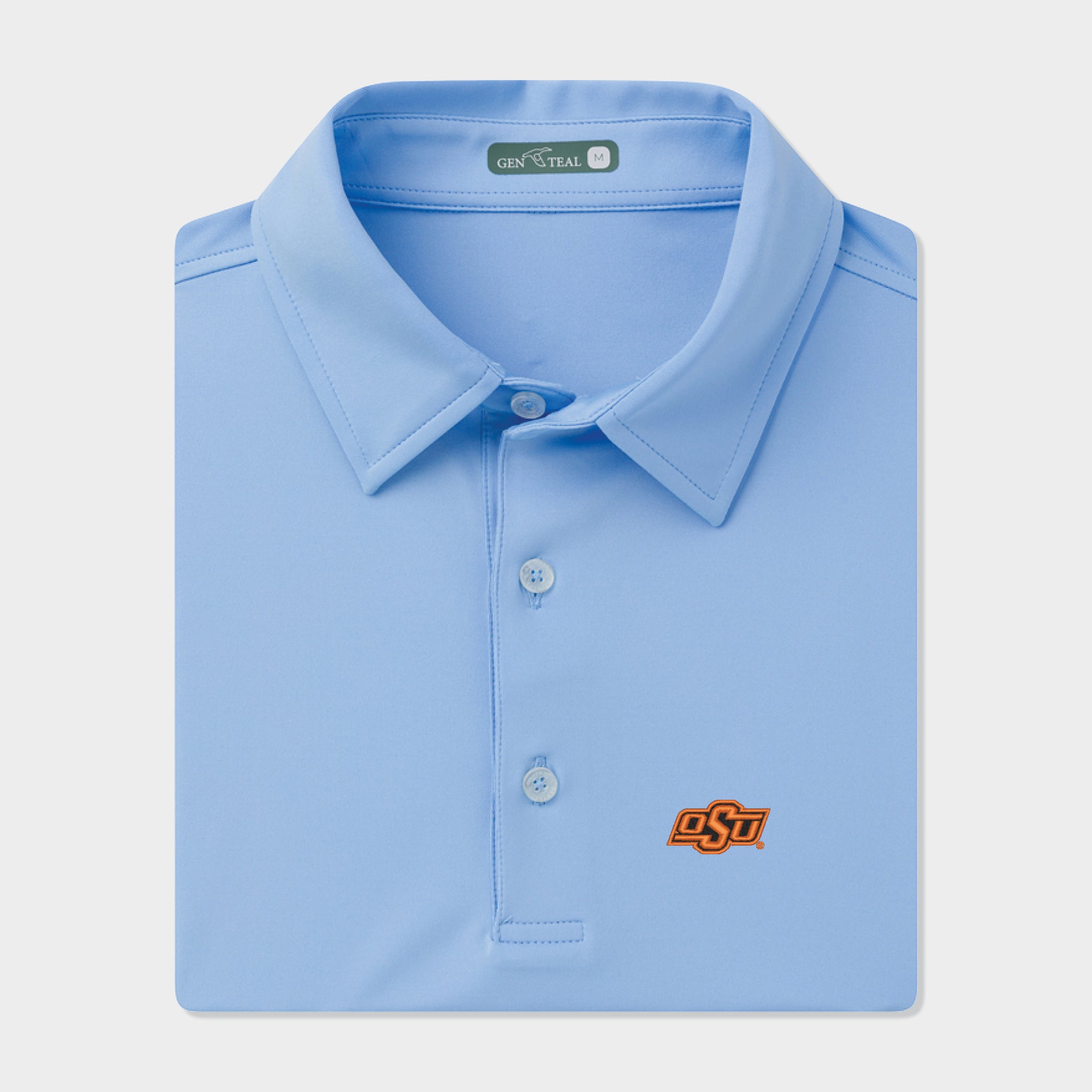 Oklahoma State Solid Performance Polo