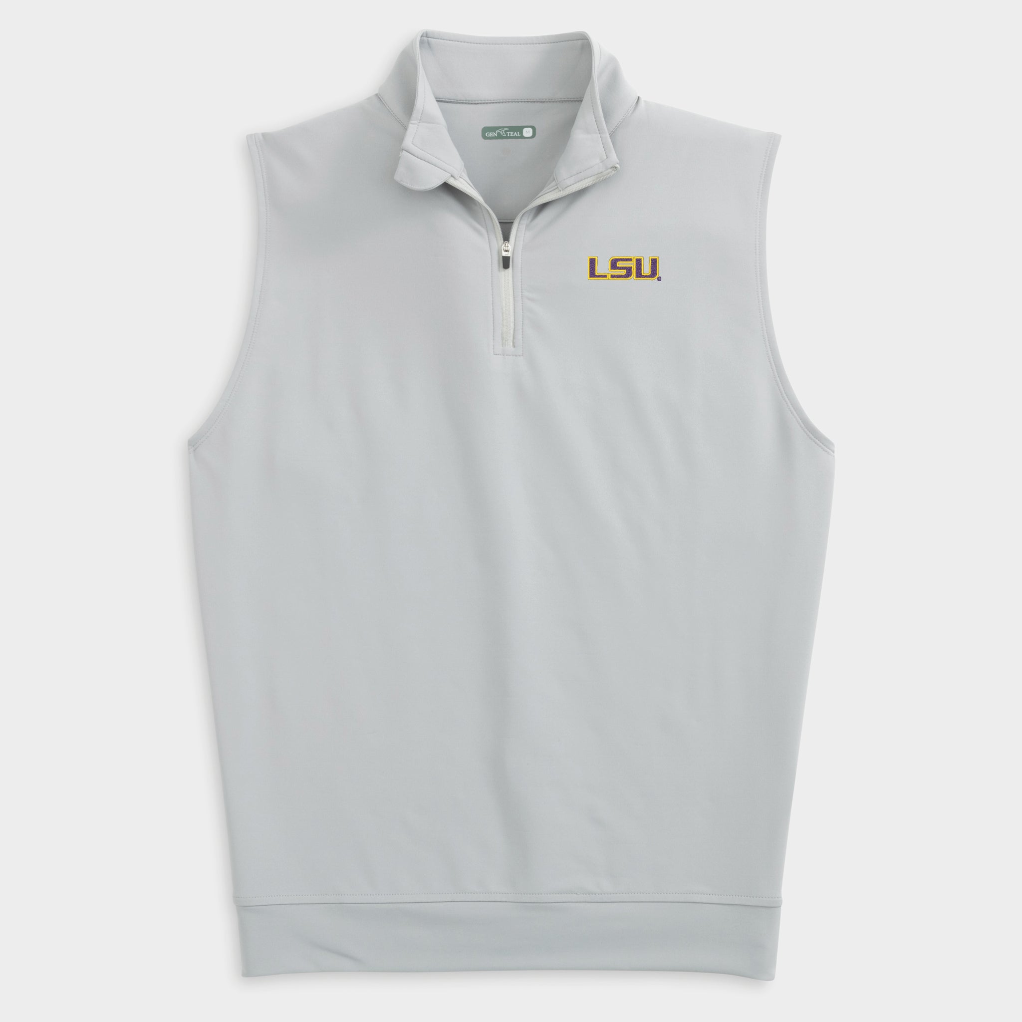 LSU Venture Performance Quarter-Zip Vest-GenTeal Apparel