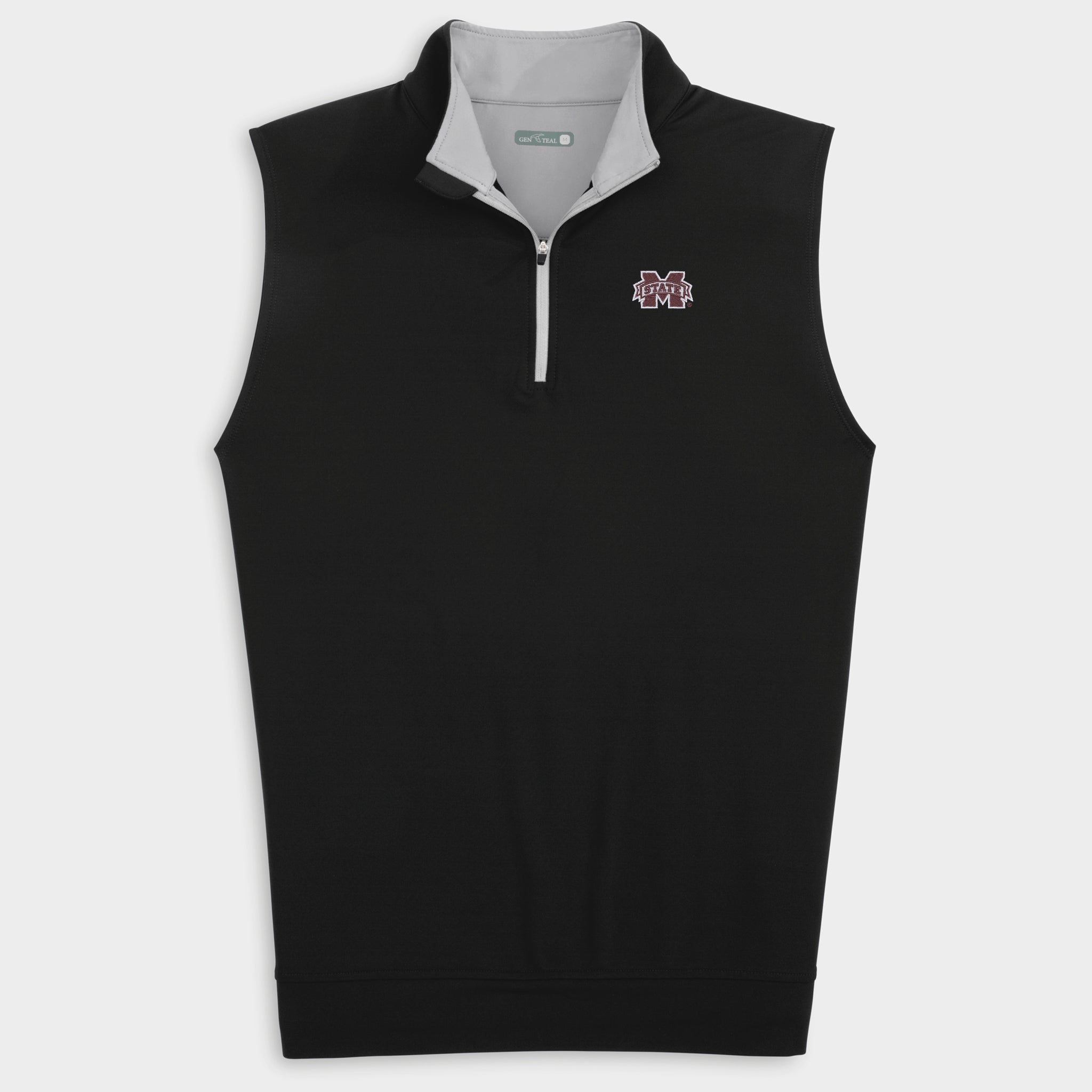 Mississippi State Venture Performance Quarter-Zip Vest-GenTeal Apparel