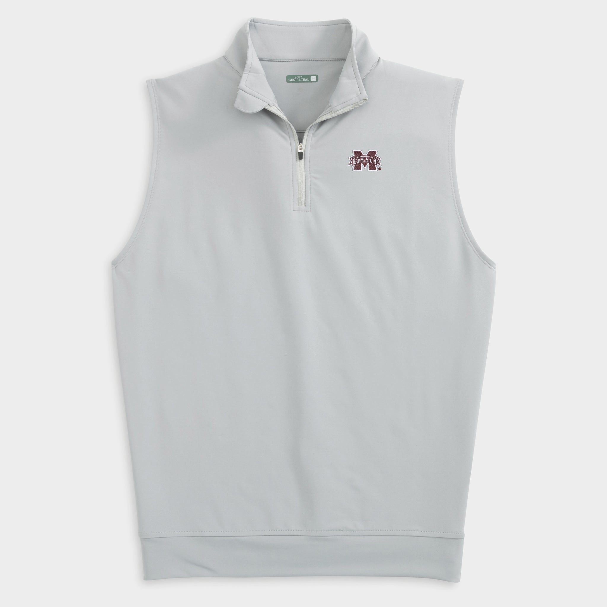 Mississippi State Venture Performance Quarter-Zip Vest-GenTeal Apparel