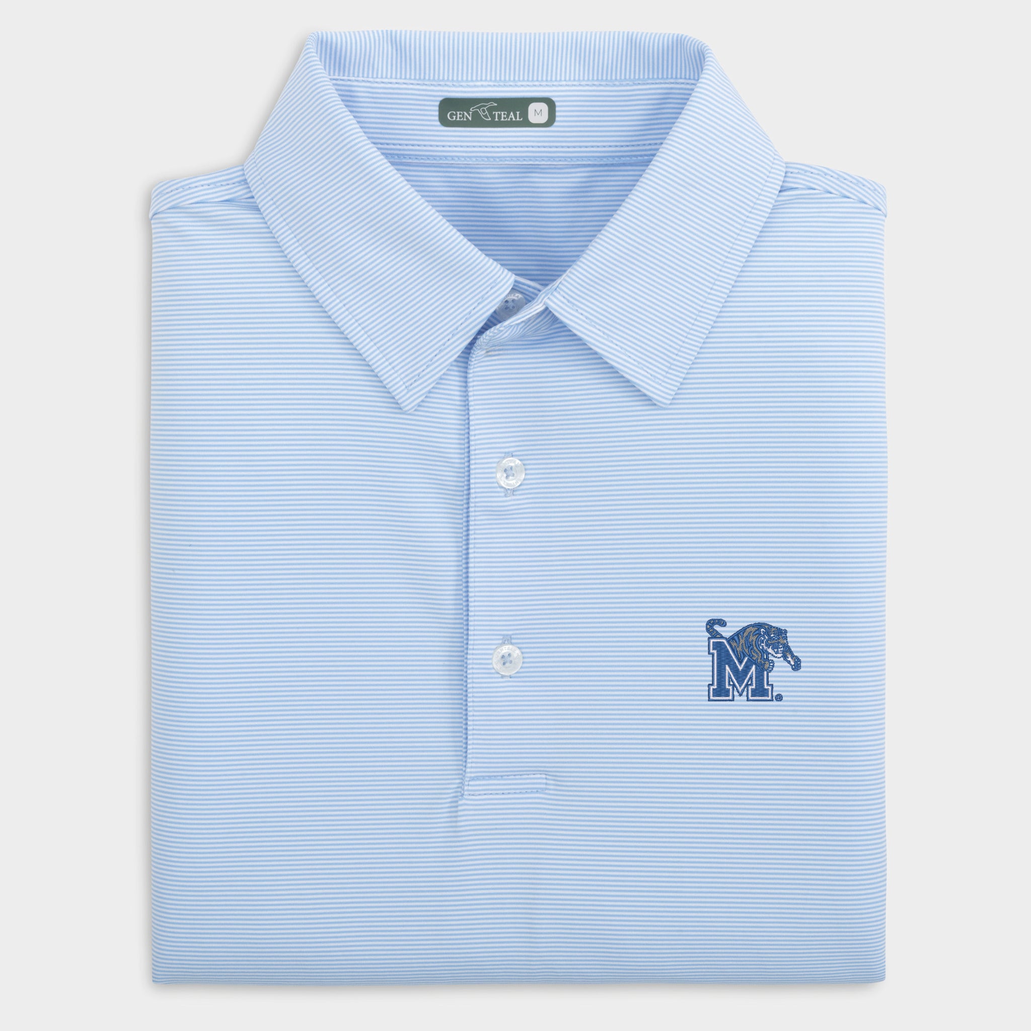 Memphis Pinstripe Performance Polo