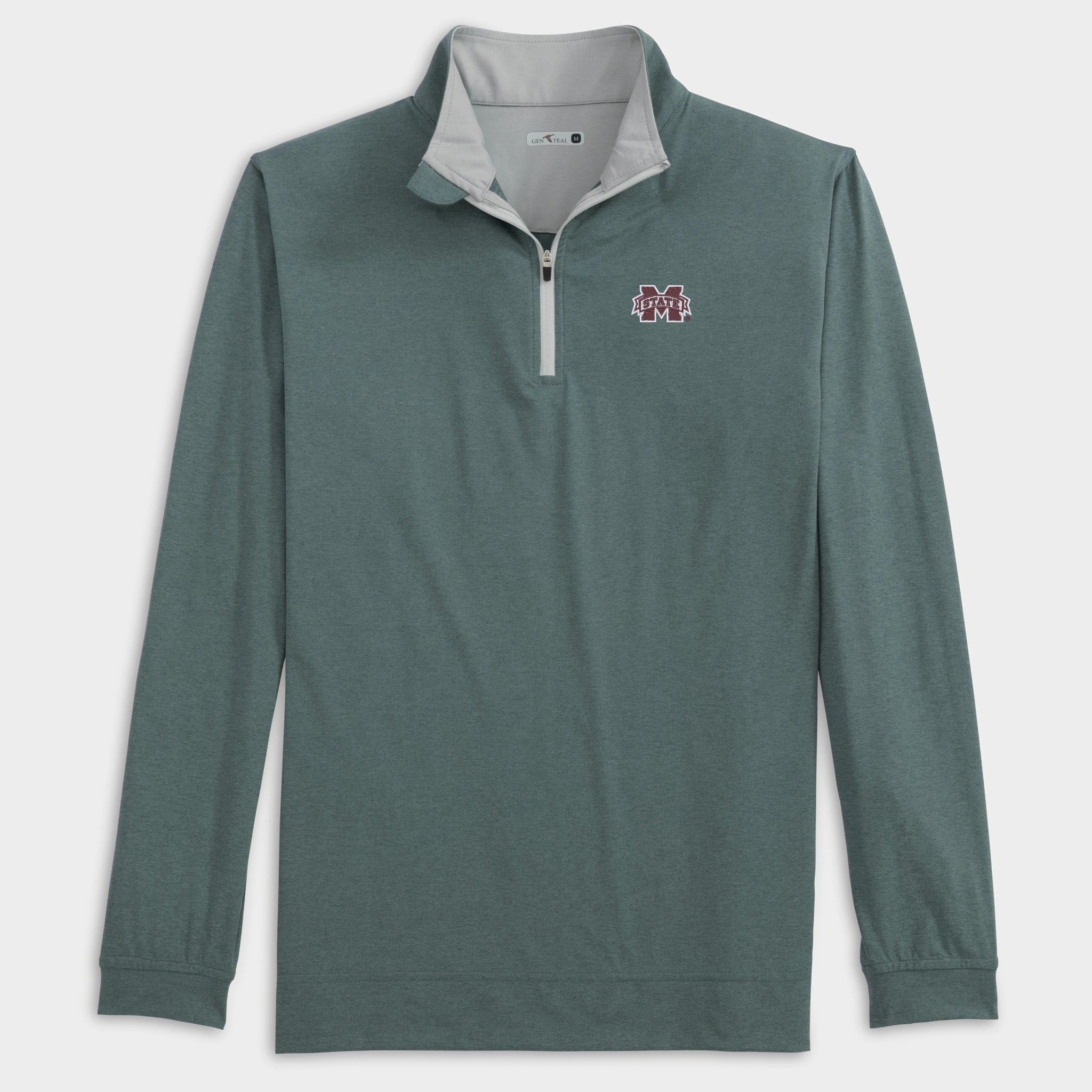 Mississippi State Heathered Venture Performance Quarter-Zip-GenTeal Apparel