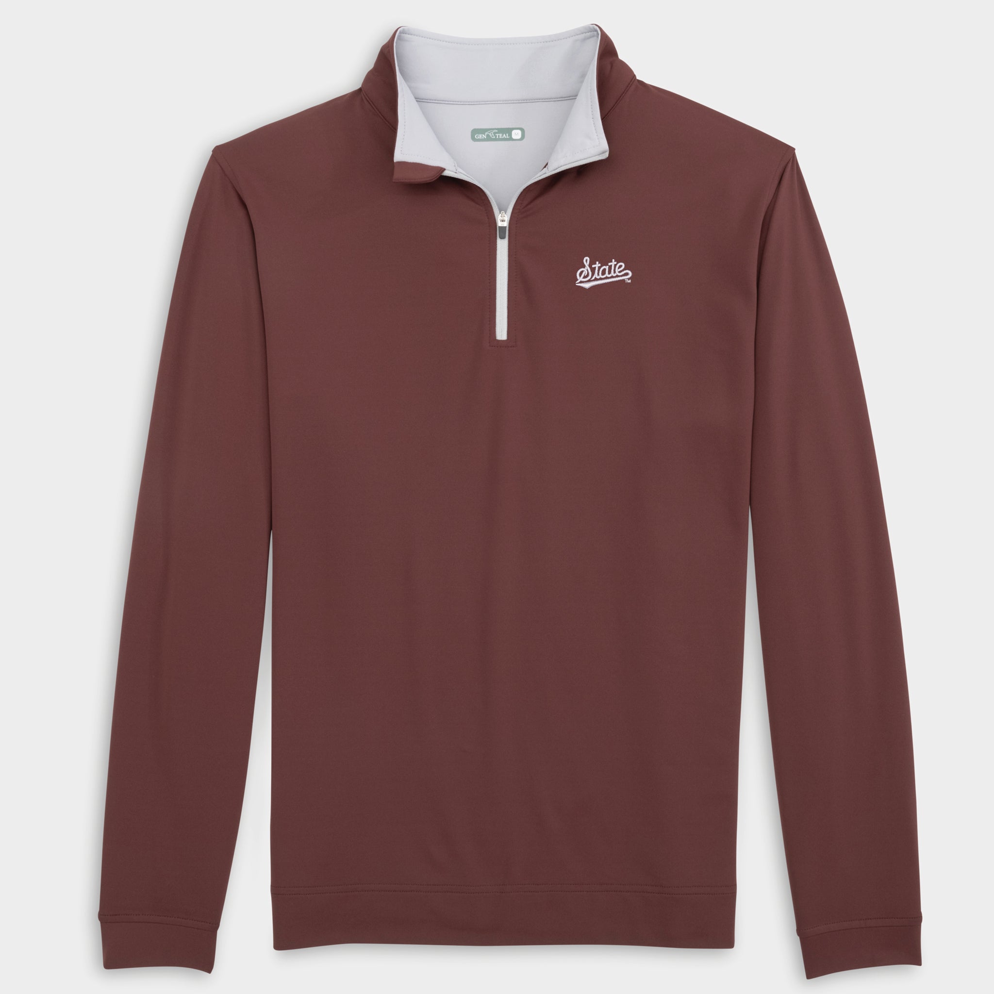 Mississippi State Script Venture Performance Quarter-Zip-GenTeal Apparel