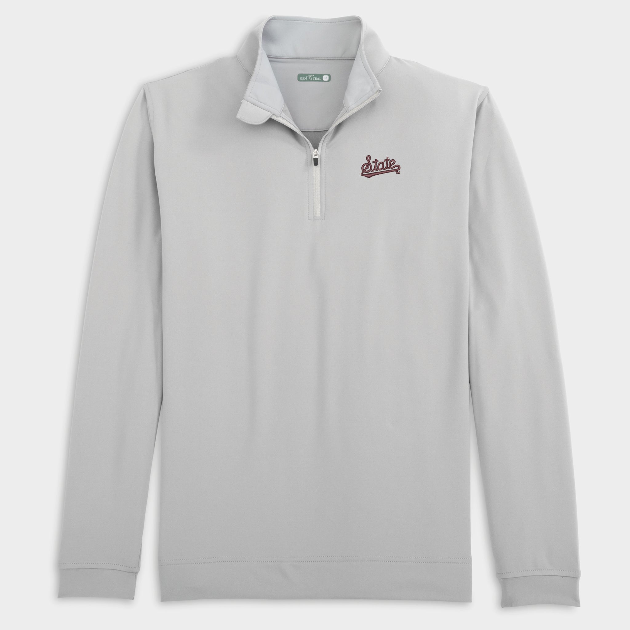 Mississippi State Script Venture Performance Quarter-Zip-GenTeal Apparel