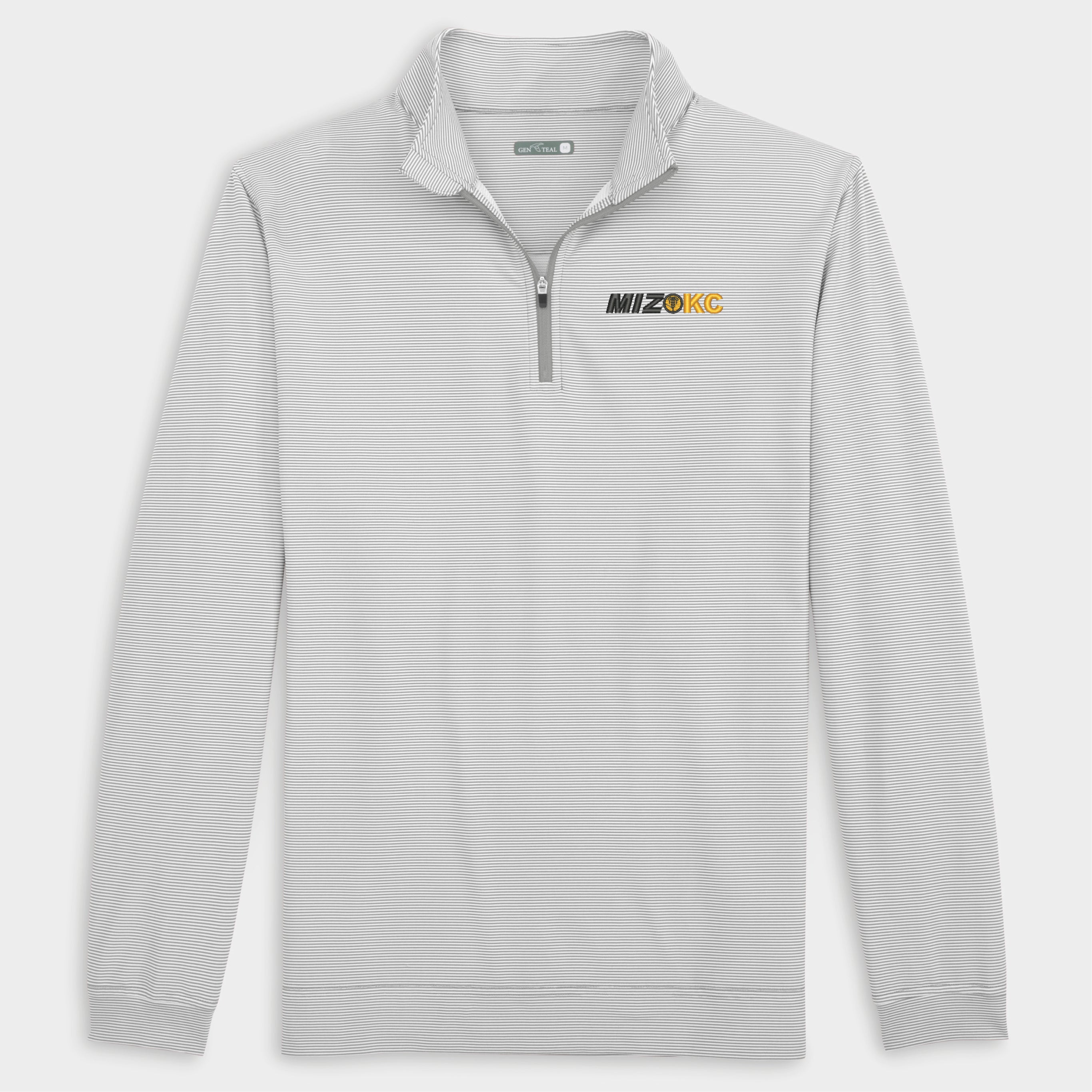 Miz-KC Pinstripe Venture Performance Quarter-Zip