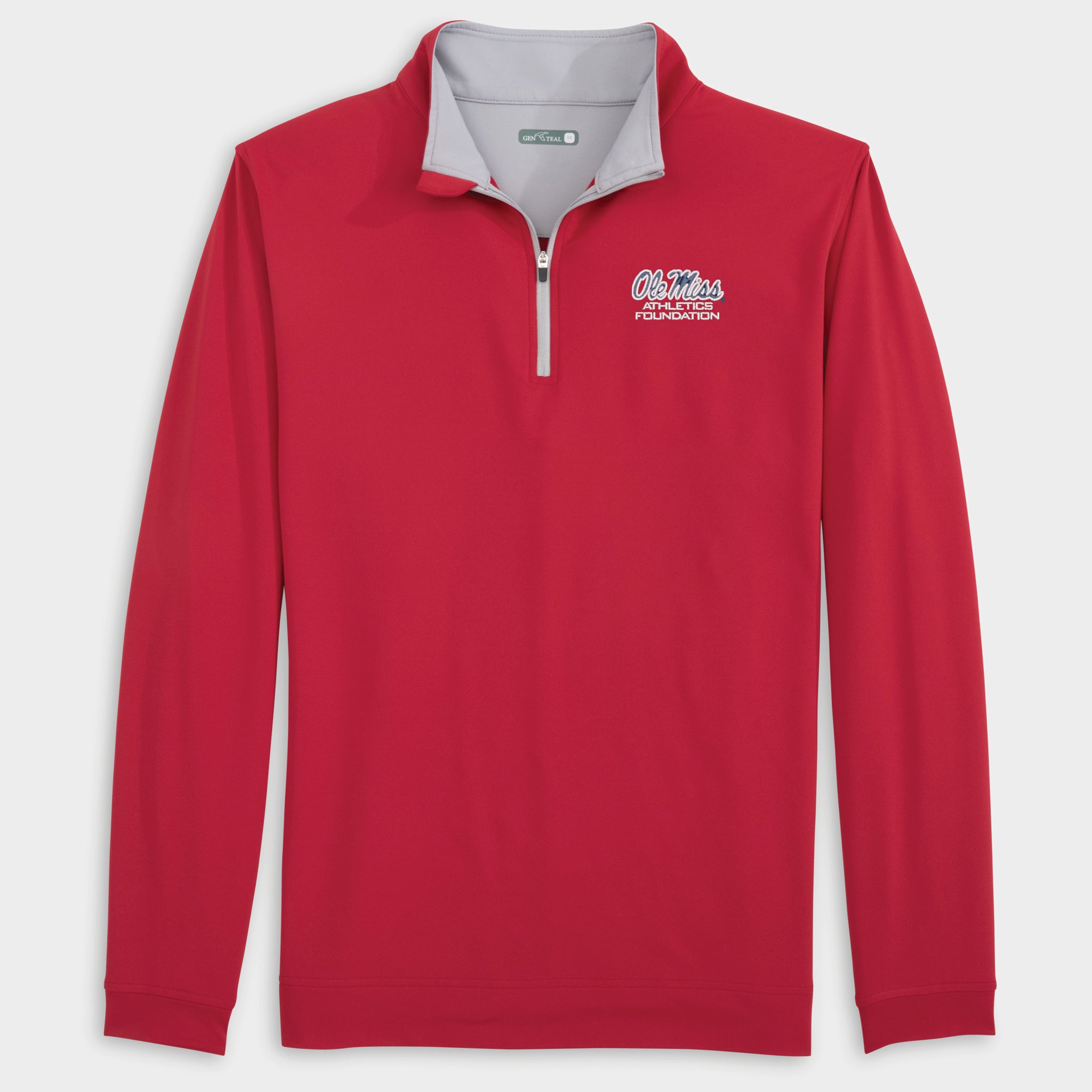 Ole Miss Athletics Foundation Venture Performance Quarter-Zip-GenTeal Apparel