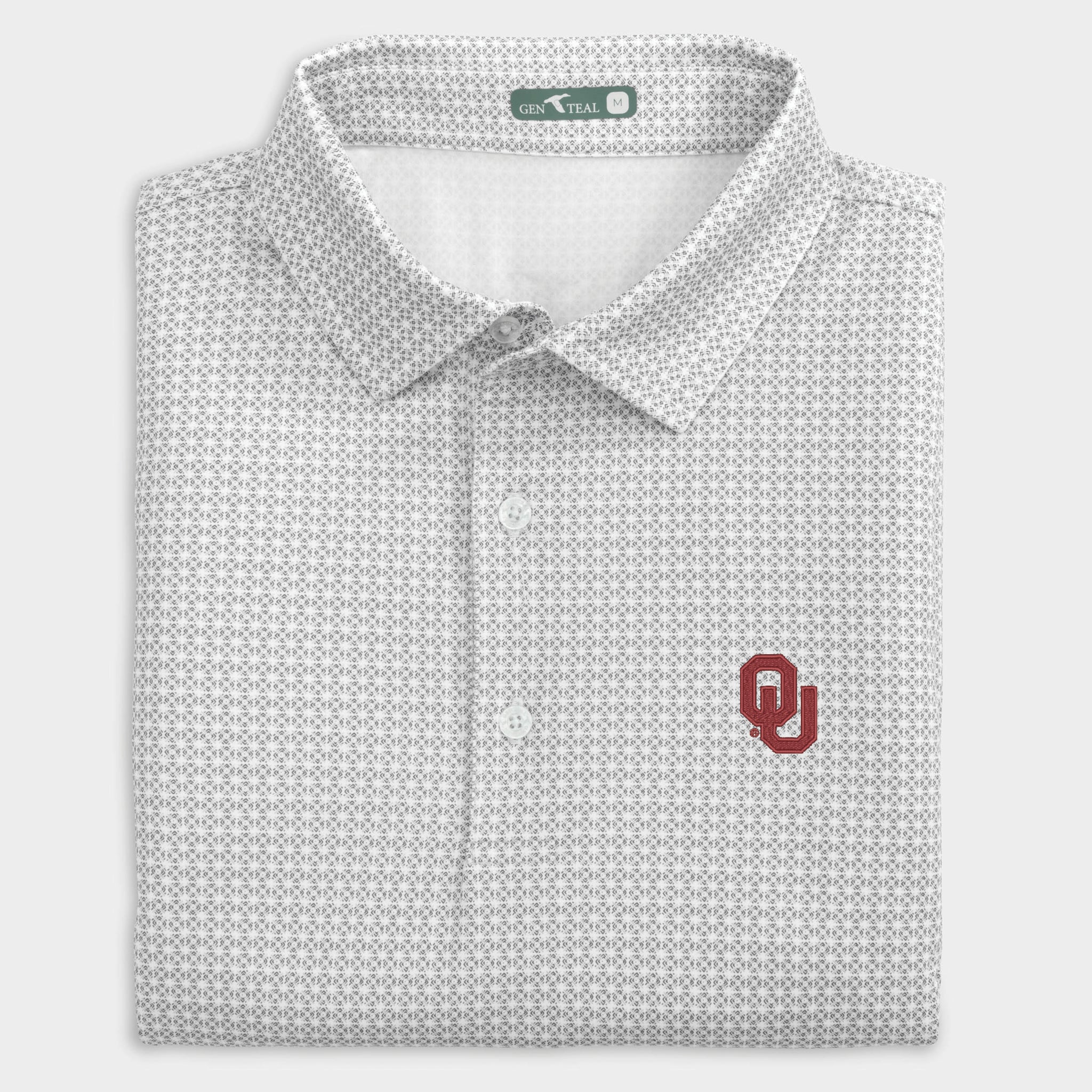 Oklahoma Tile Printed Performance Polo