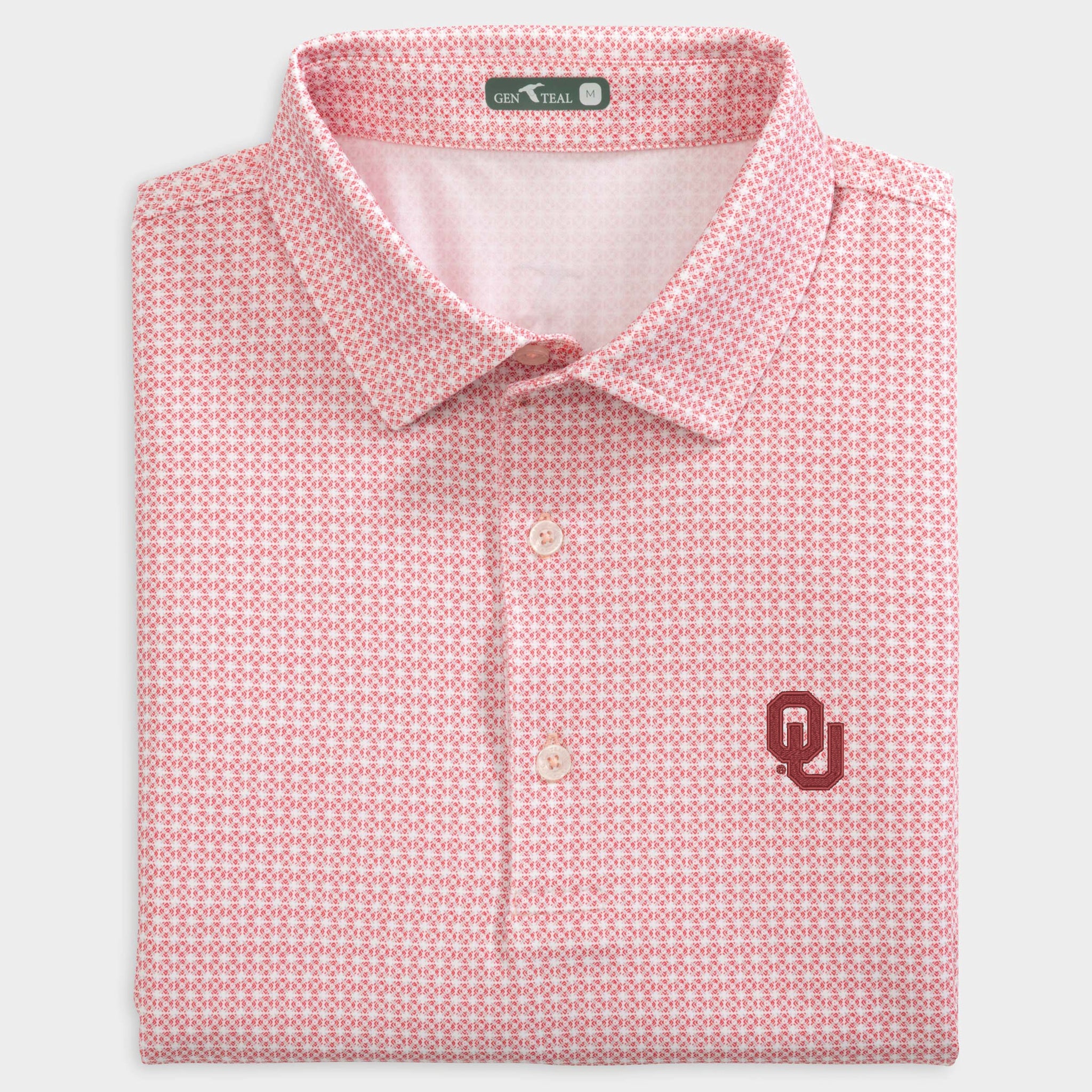 Oklahoma Tile Printed Performance Polo