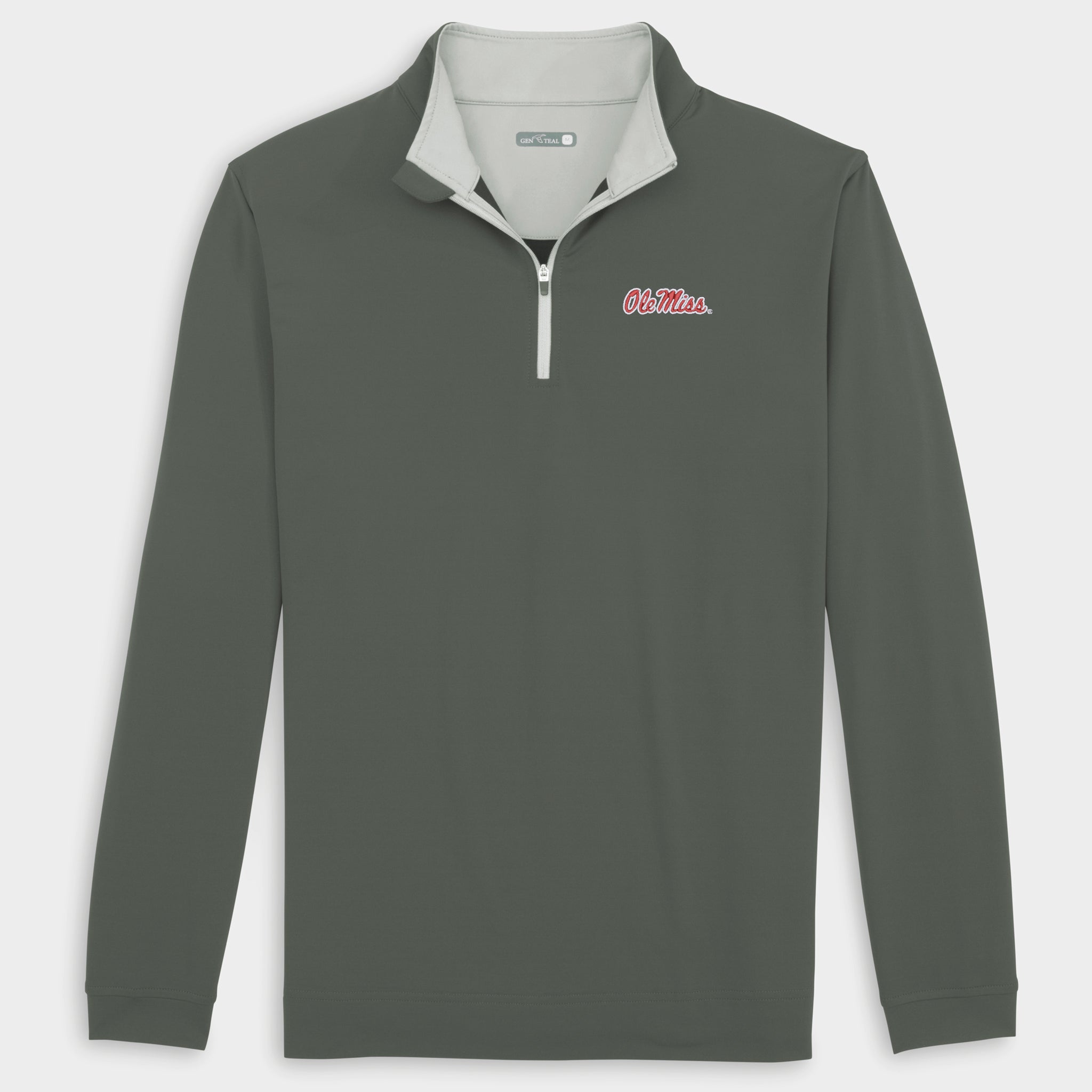 Ole Miss Venture Performance Quarter-Zip-GenTeal Apparel