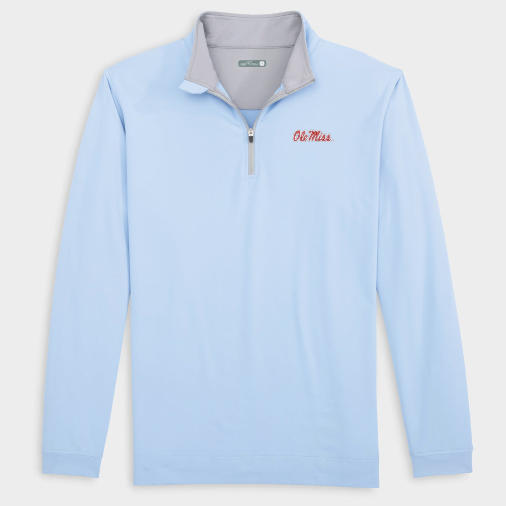 Ole Miss Venture Performance Quarter-Zip-GenTeal Apparel