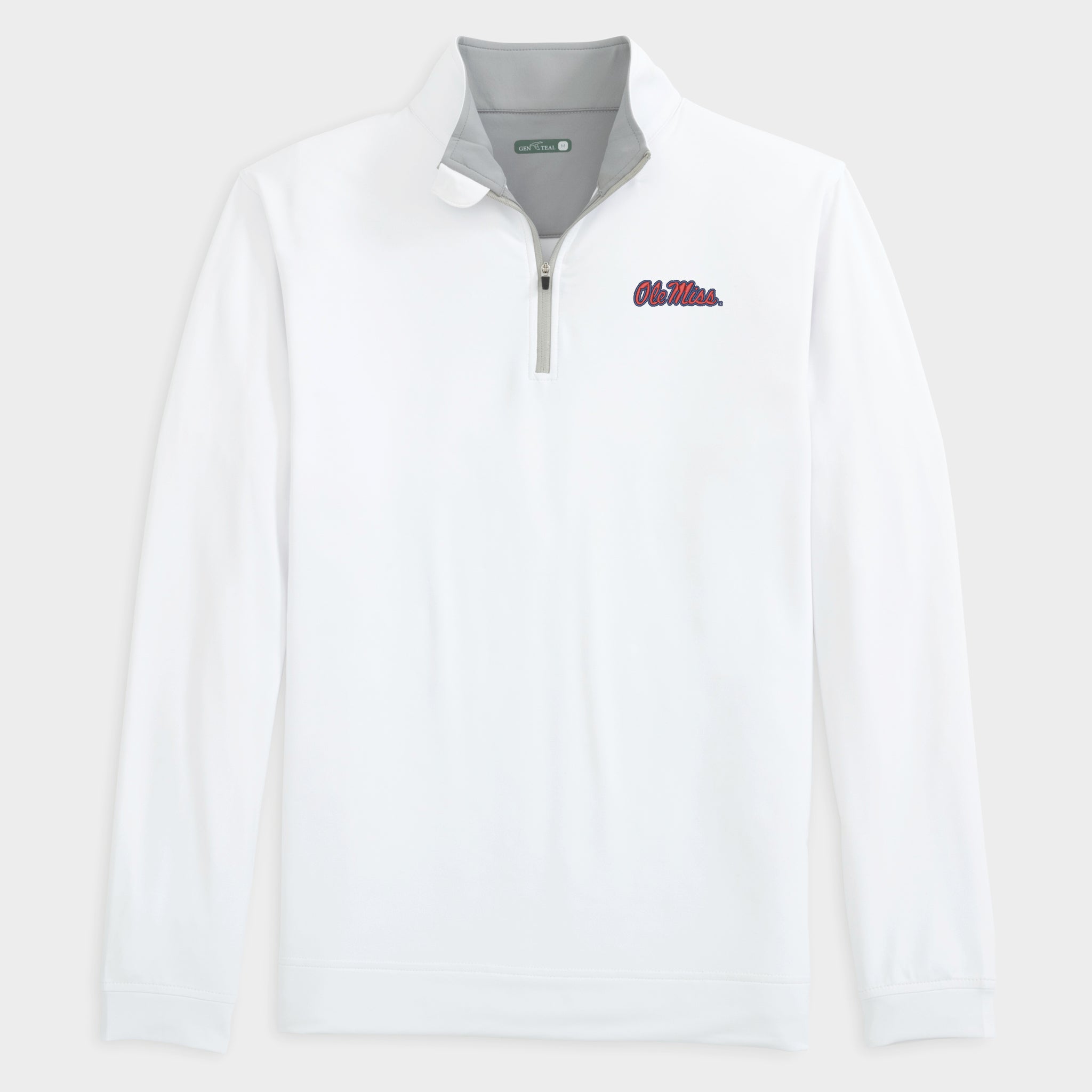 Ole Miss Venture Performance Quarter-Zip-GenTeal Apparel