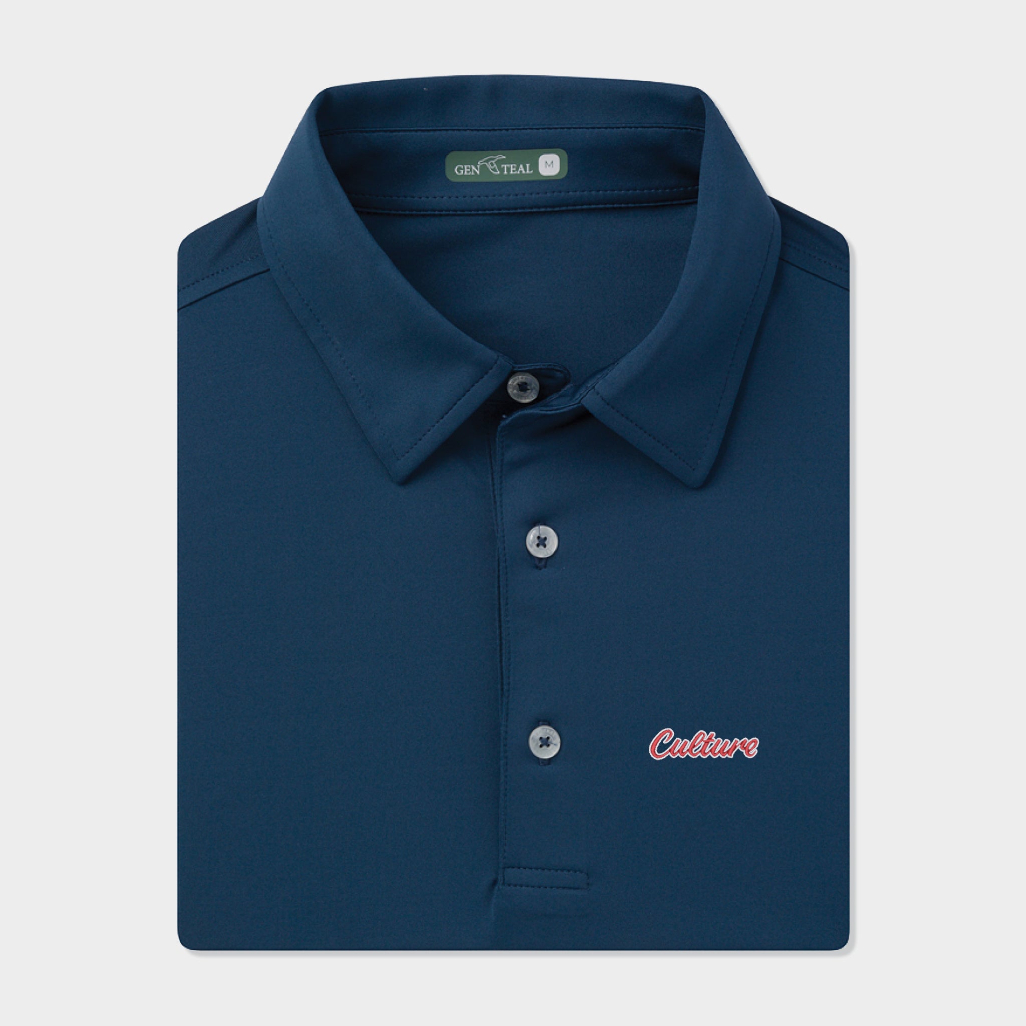 Culture Ole Miss Solid Performance Polo