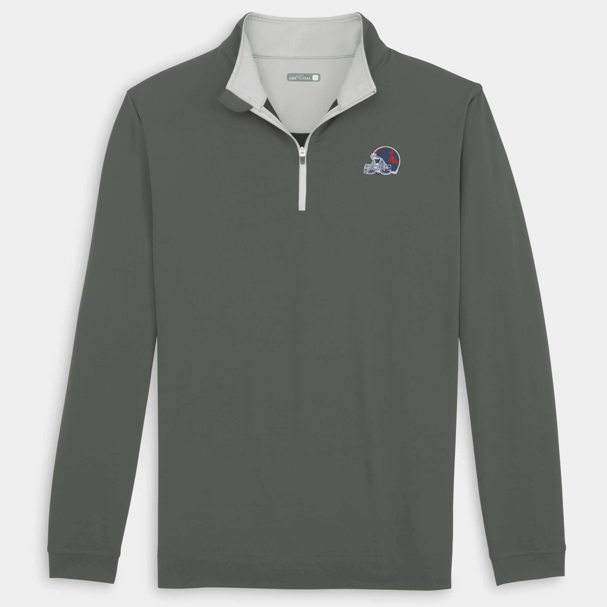 Ole Miss Helmet Venture Performance Quarter-Zip