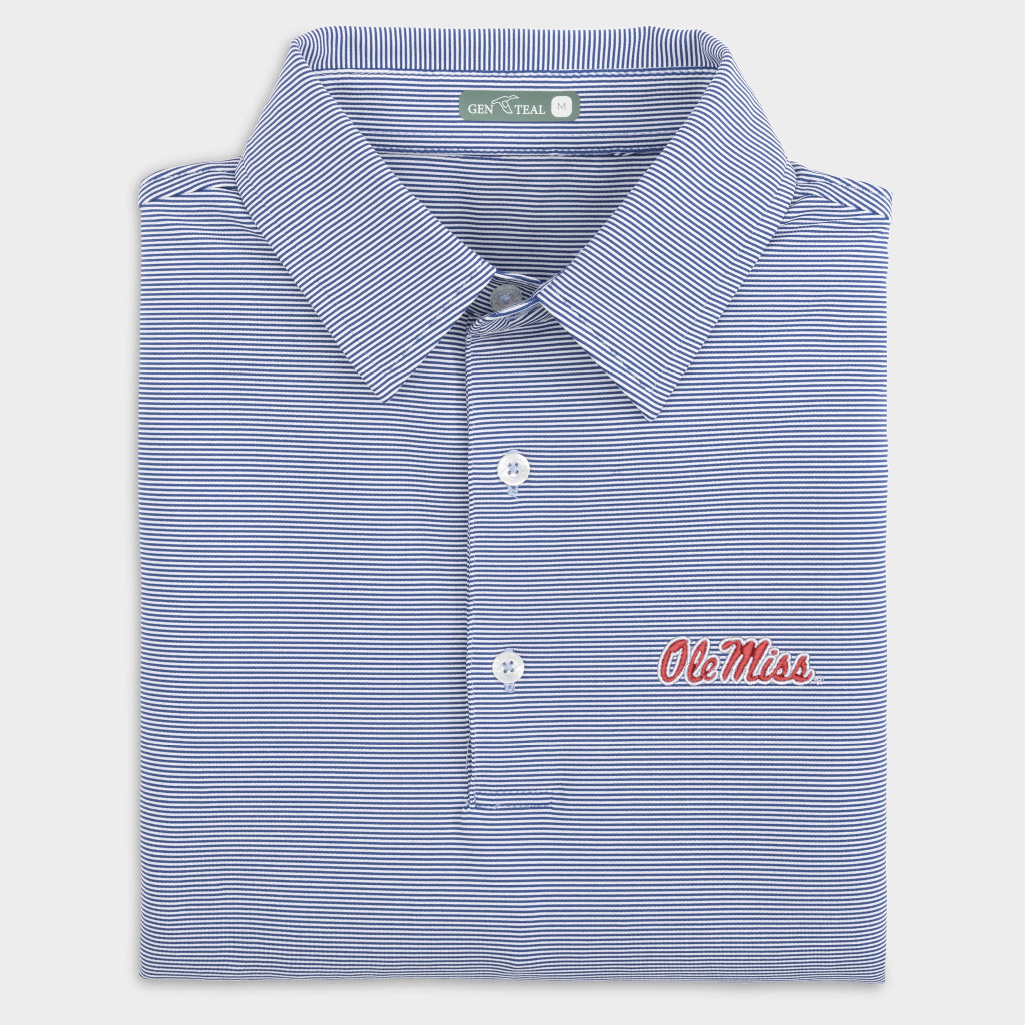 Ole Miss Pinstripe Performance Polo