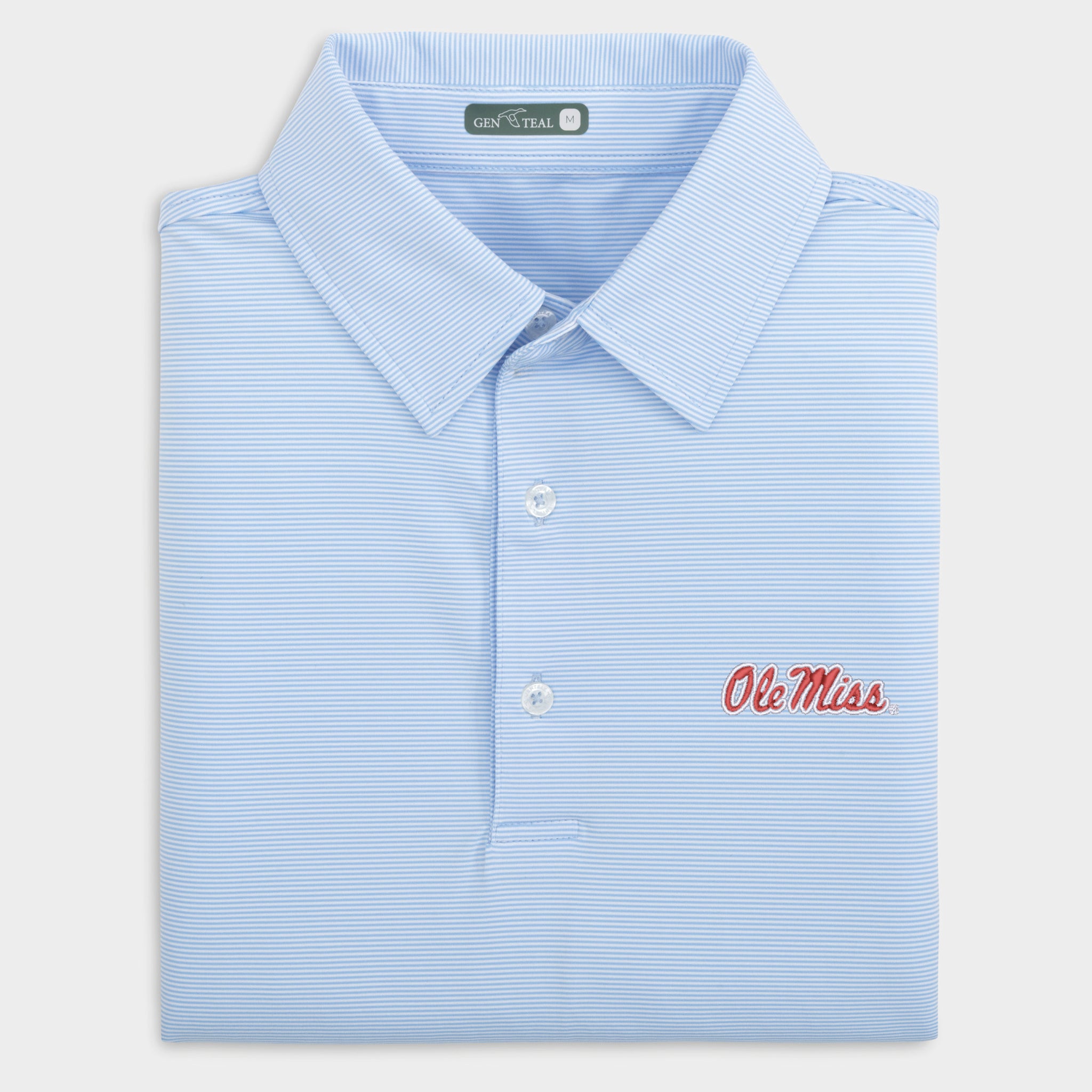 Ole Miss Pinstripe Performance Polo