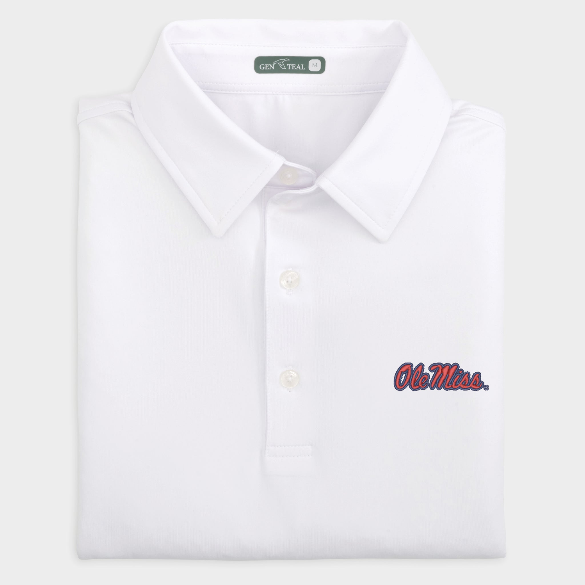 Ole Miss Solid Performance Polo