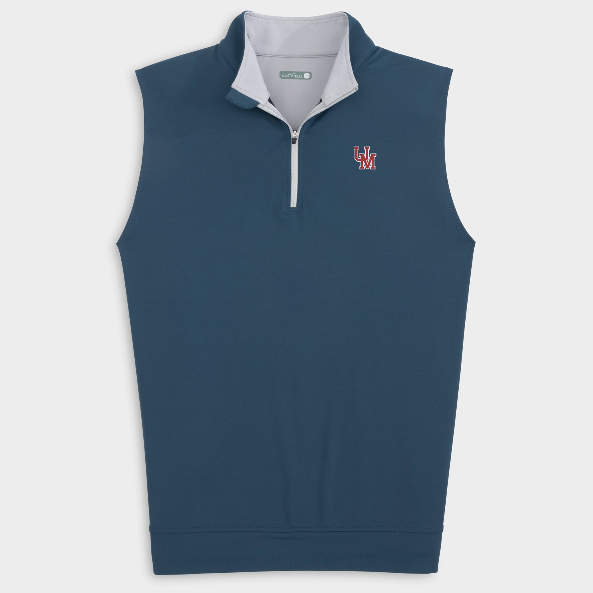 Sunday Ole Miss Venture Performance Quarter-Zip Vest-GenTeal Apparel