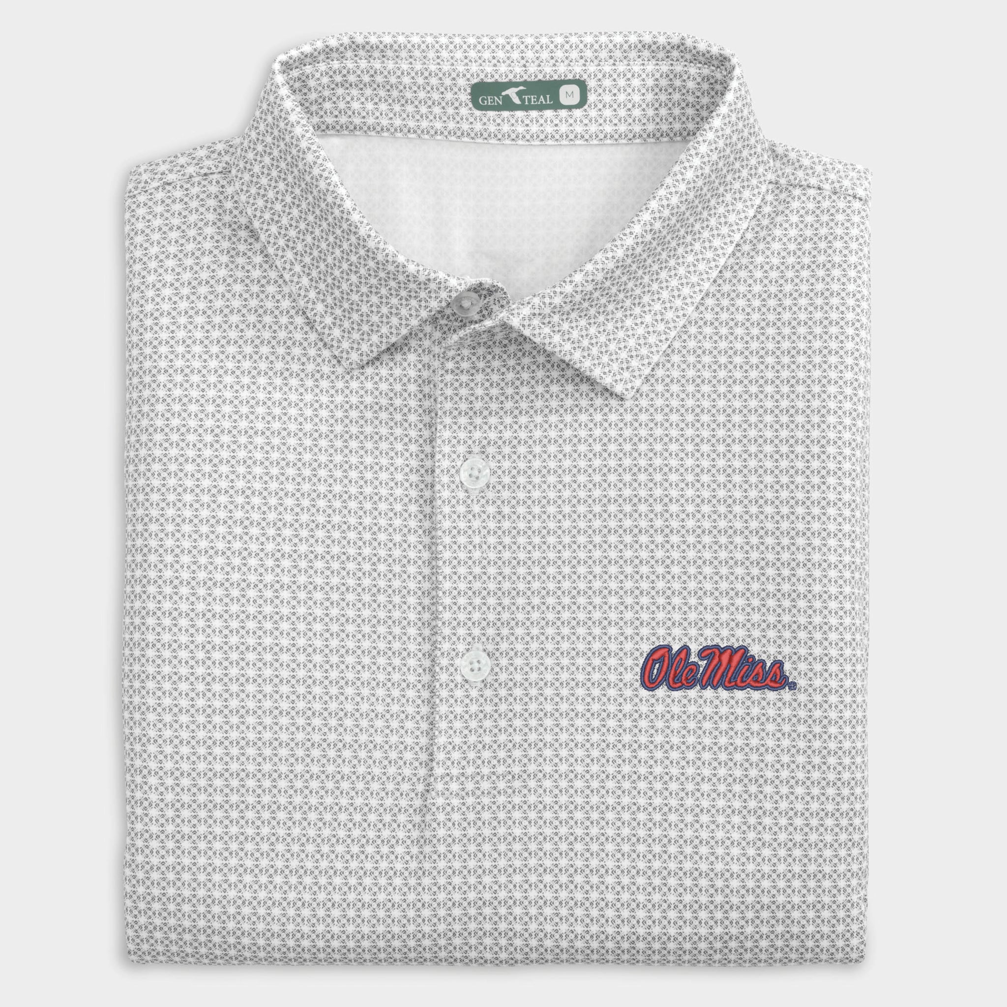 Ole Miss Tile Printed Performance Polo