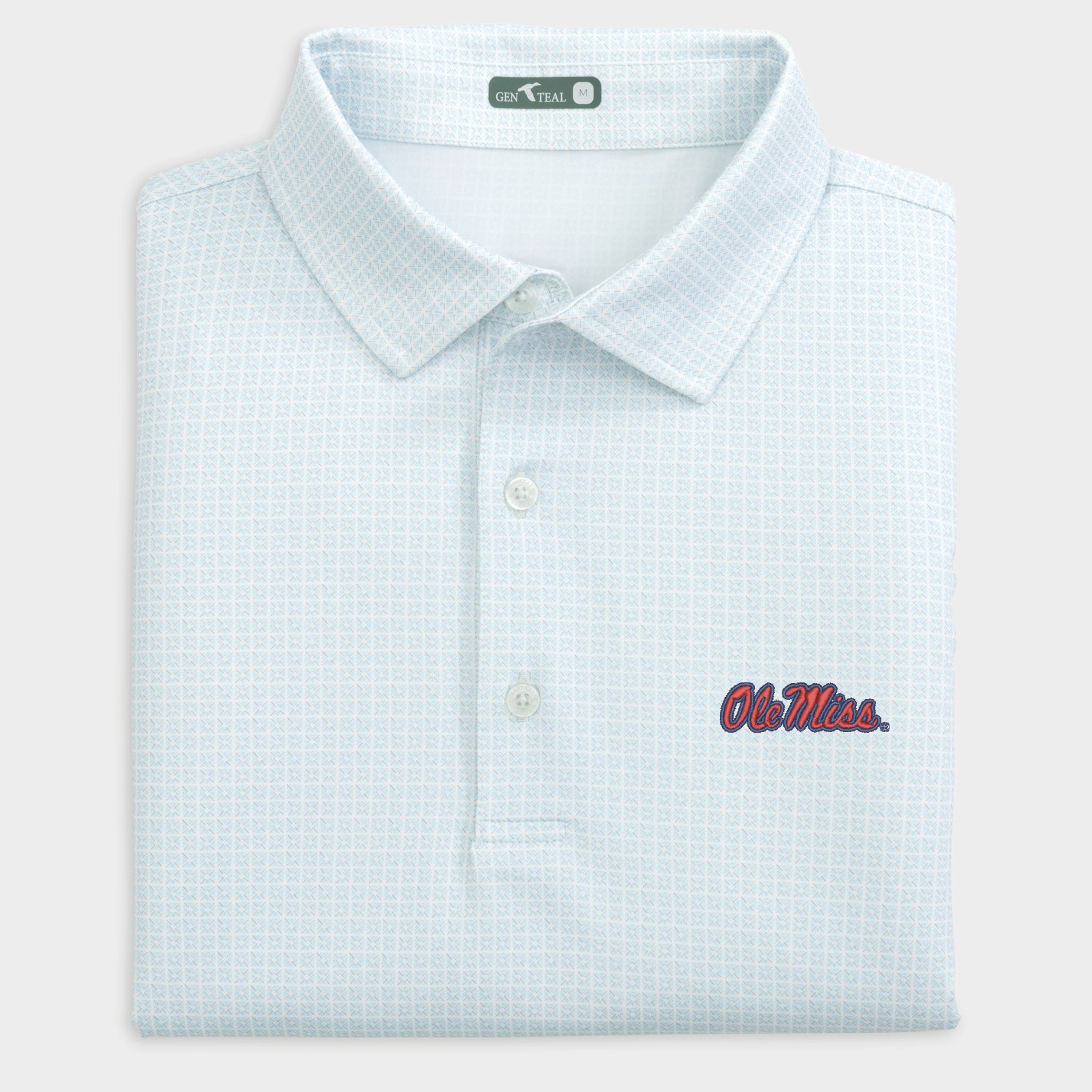 Ole Miss Tile Printed Performance Polo