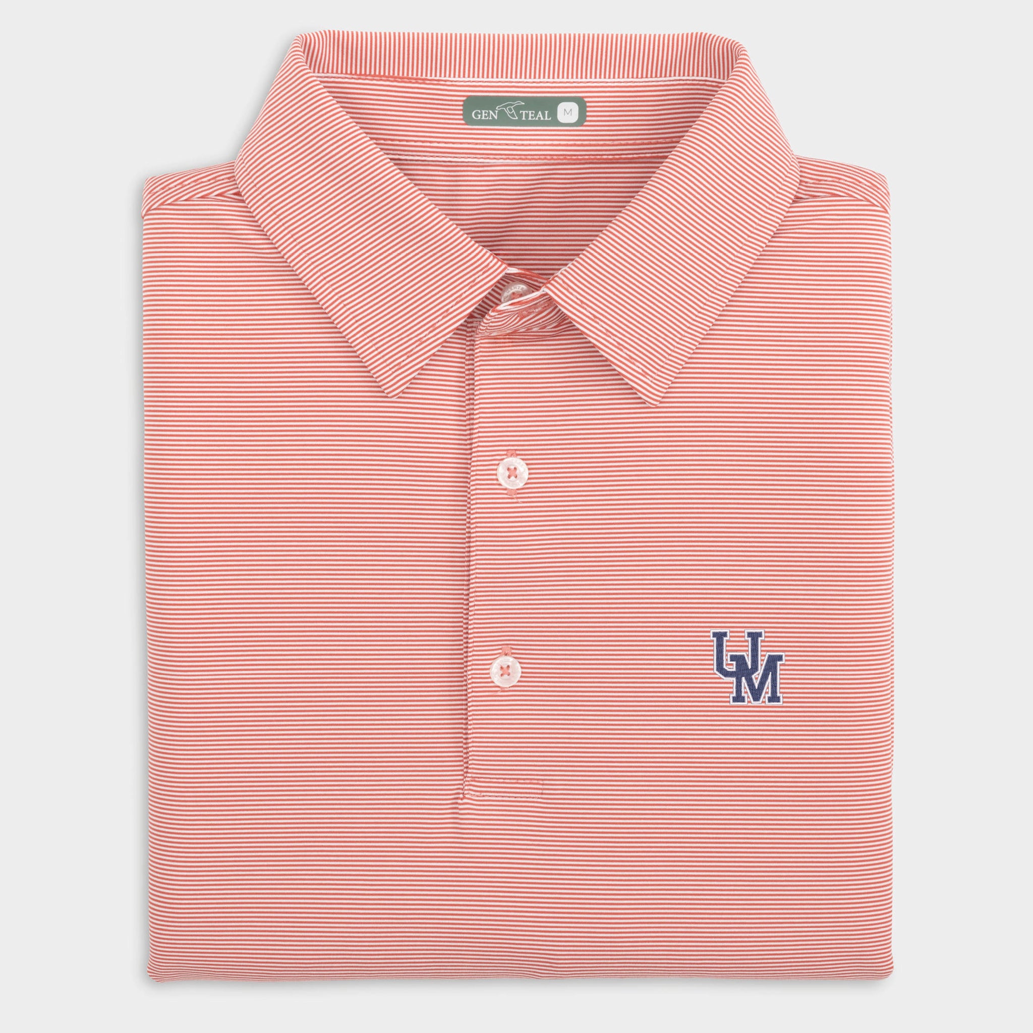 Ole Miss Sunday Pinstripe Performance Polo