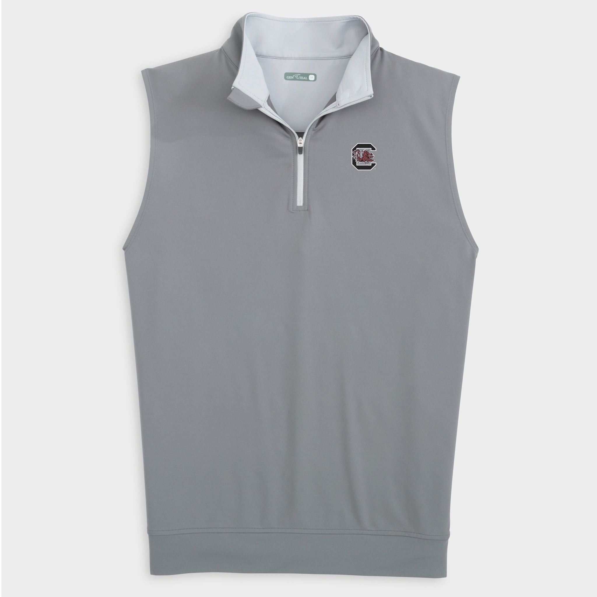 South Carolina Venture Performance Quarter-Zip Vest-GenTeal Apparel