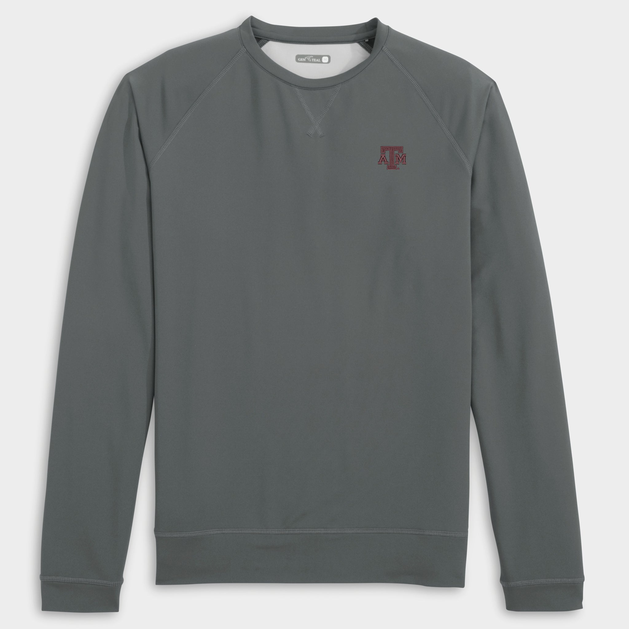 Texas A&M Richmond Venture Performance Crewneck-GenTeal Apparel