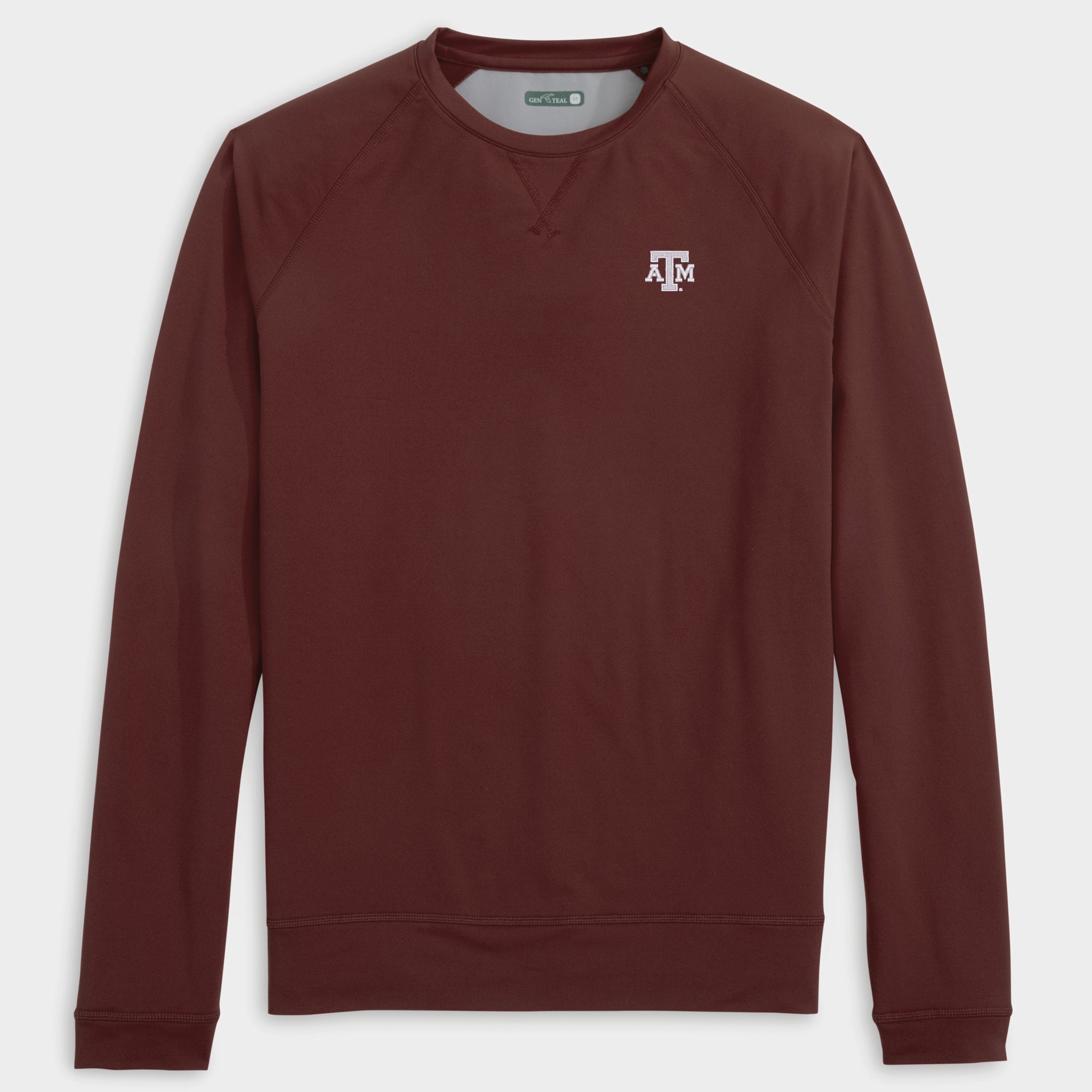 Texas A&M Richmond Venture Performance Crewneck-GenTeal Apparel