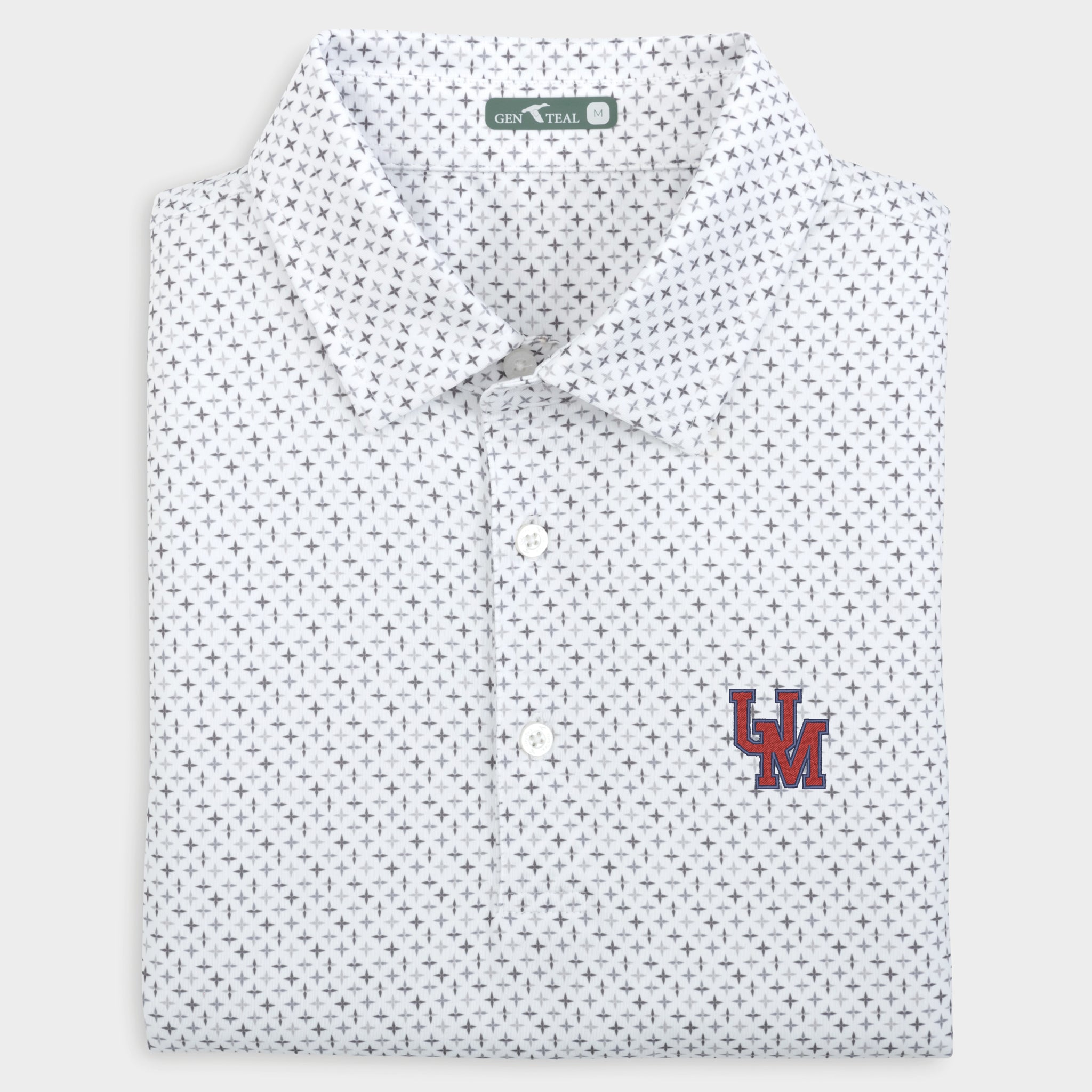 Sunday Ole Miss Star Printed Performance Polo