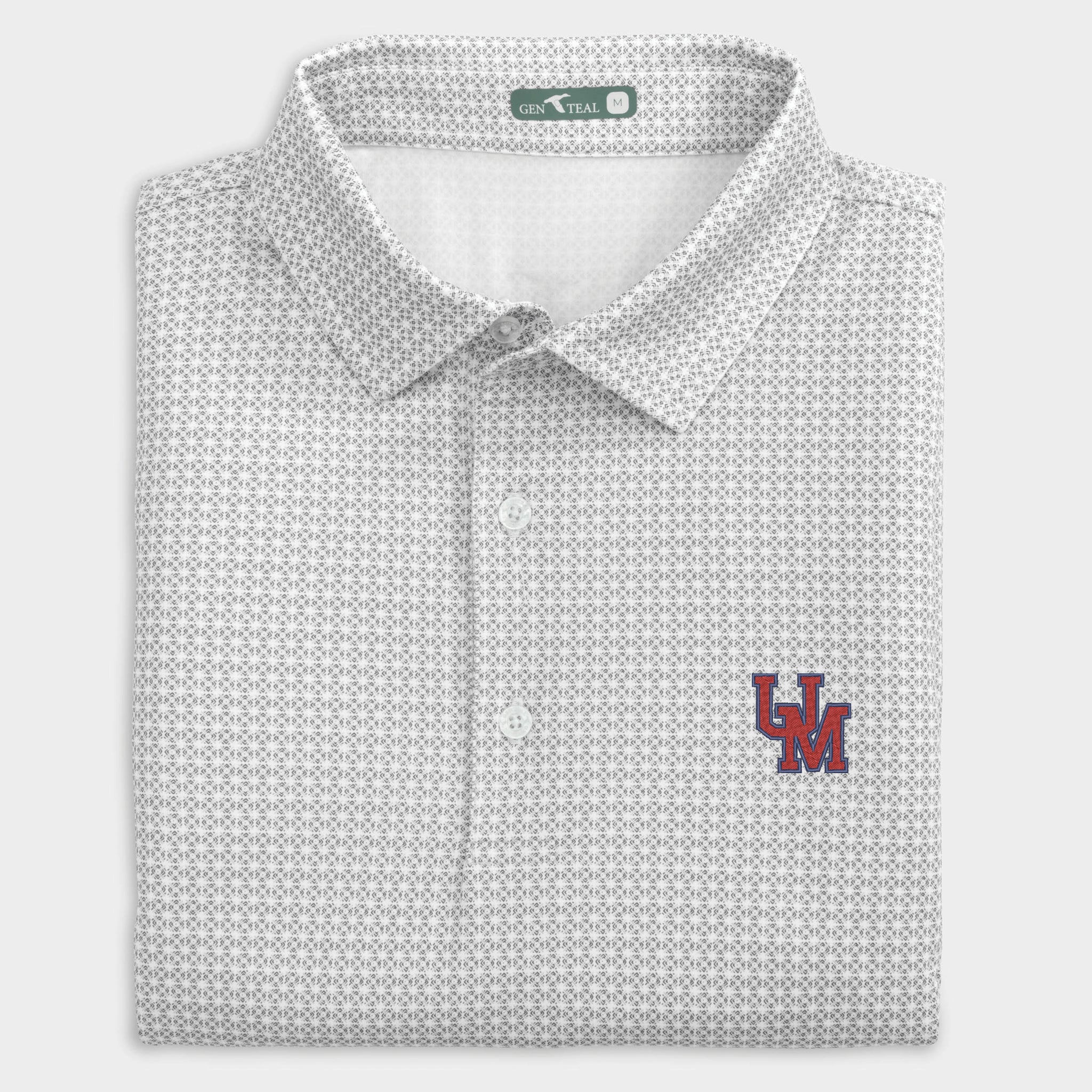 Sunday Ole Miss Tile Printed Performance Polo