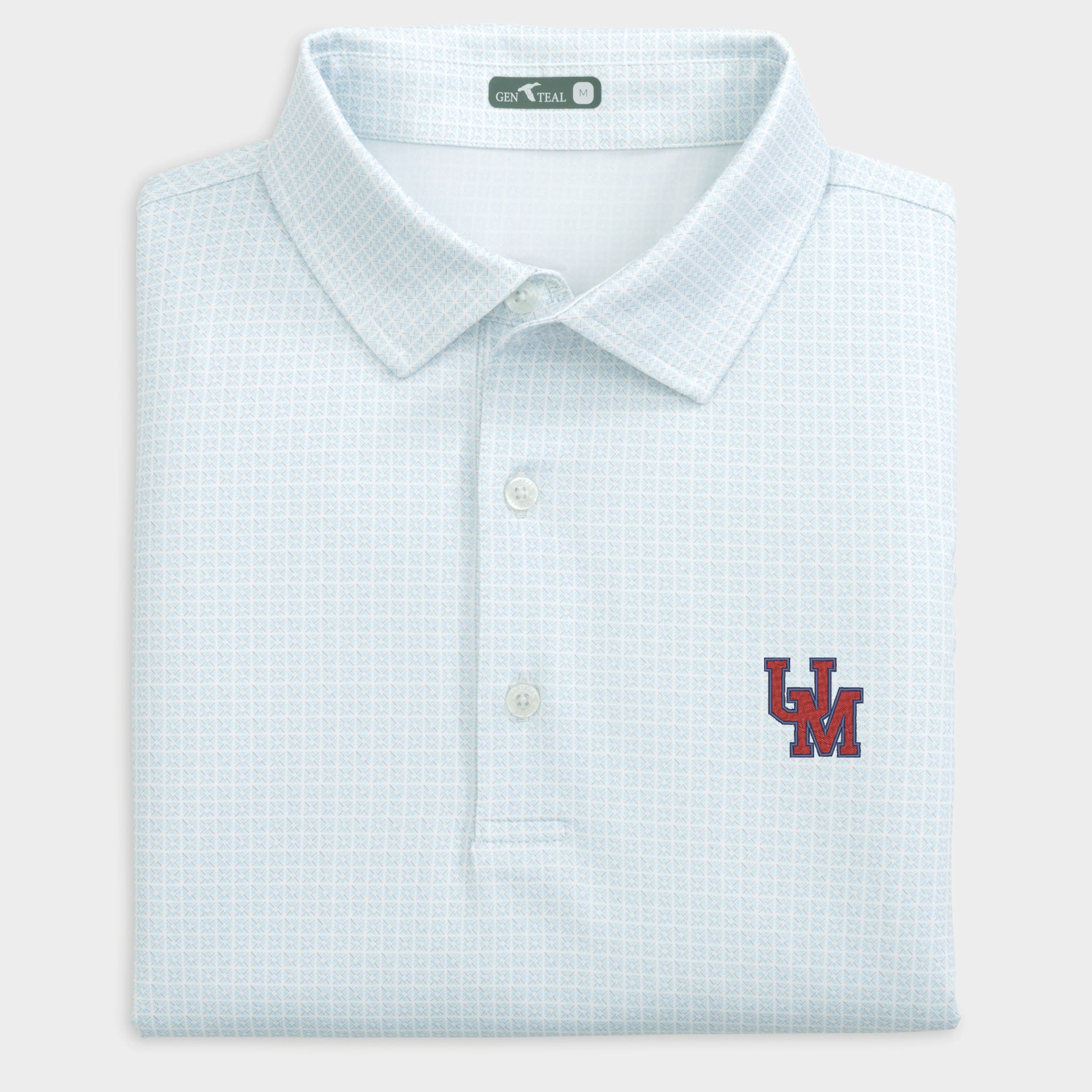 Sunday Ole Miss Tile Printed Performance Polo